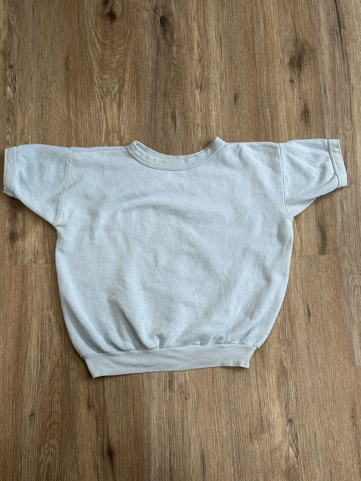 Other Vintage Cropped Crewneck Sweatshirt Light Blue Size US S / EU 44-46 / 1 - 1 Thumbnail