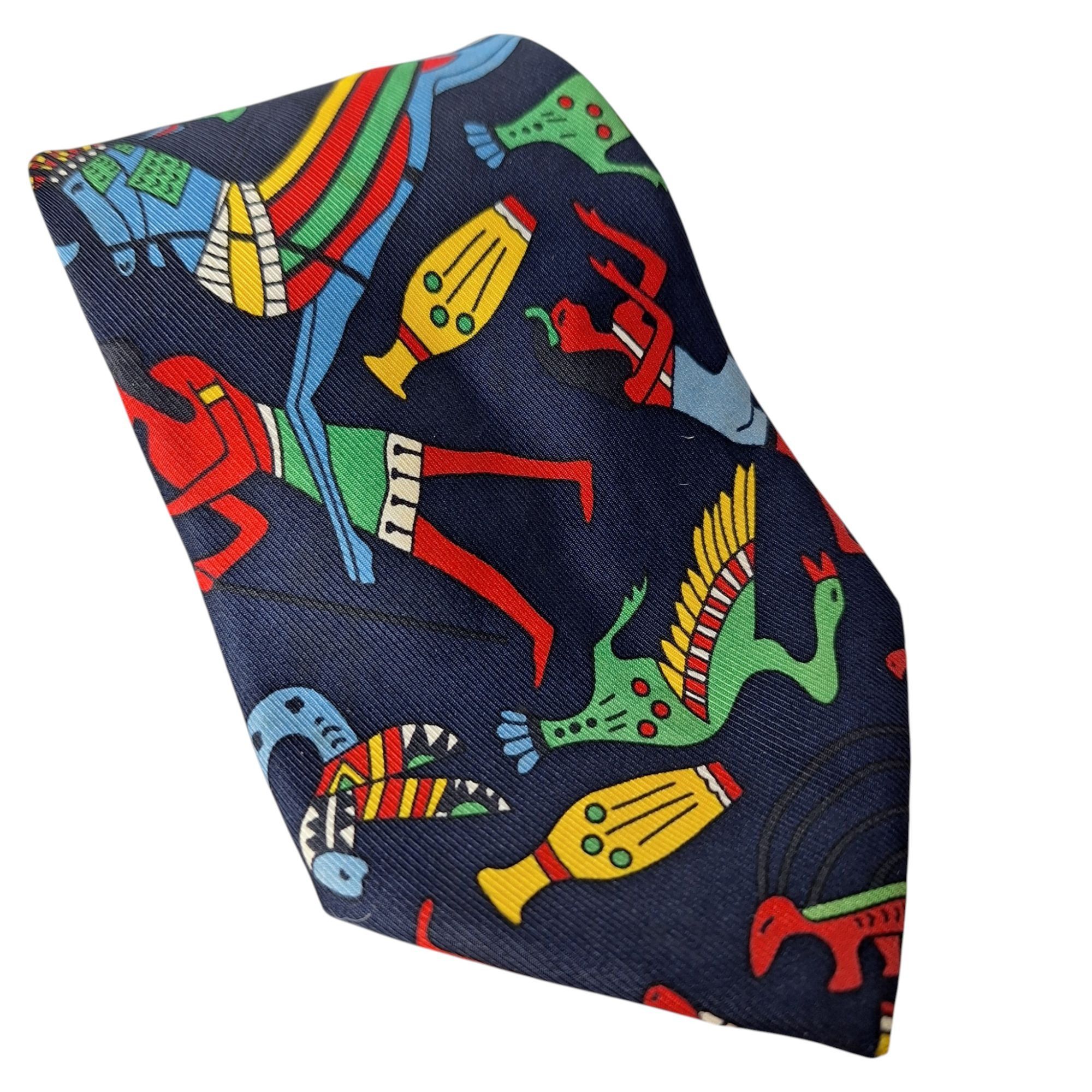 Turnbull & Asser Turnbull & Asser Neiman Marcus Silk Tie Egyptian Hieroglyphi Size ONE SIZE - 1 Thumbnail