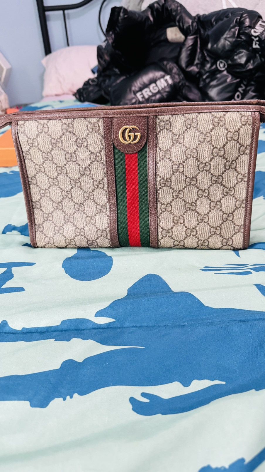 Gucci GUCCI Ophidia Medium Pouch 598234 CLUTCH BAG Size ONE SIZE - 2 Thumbnail