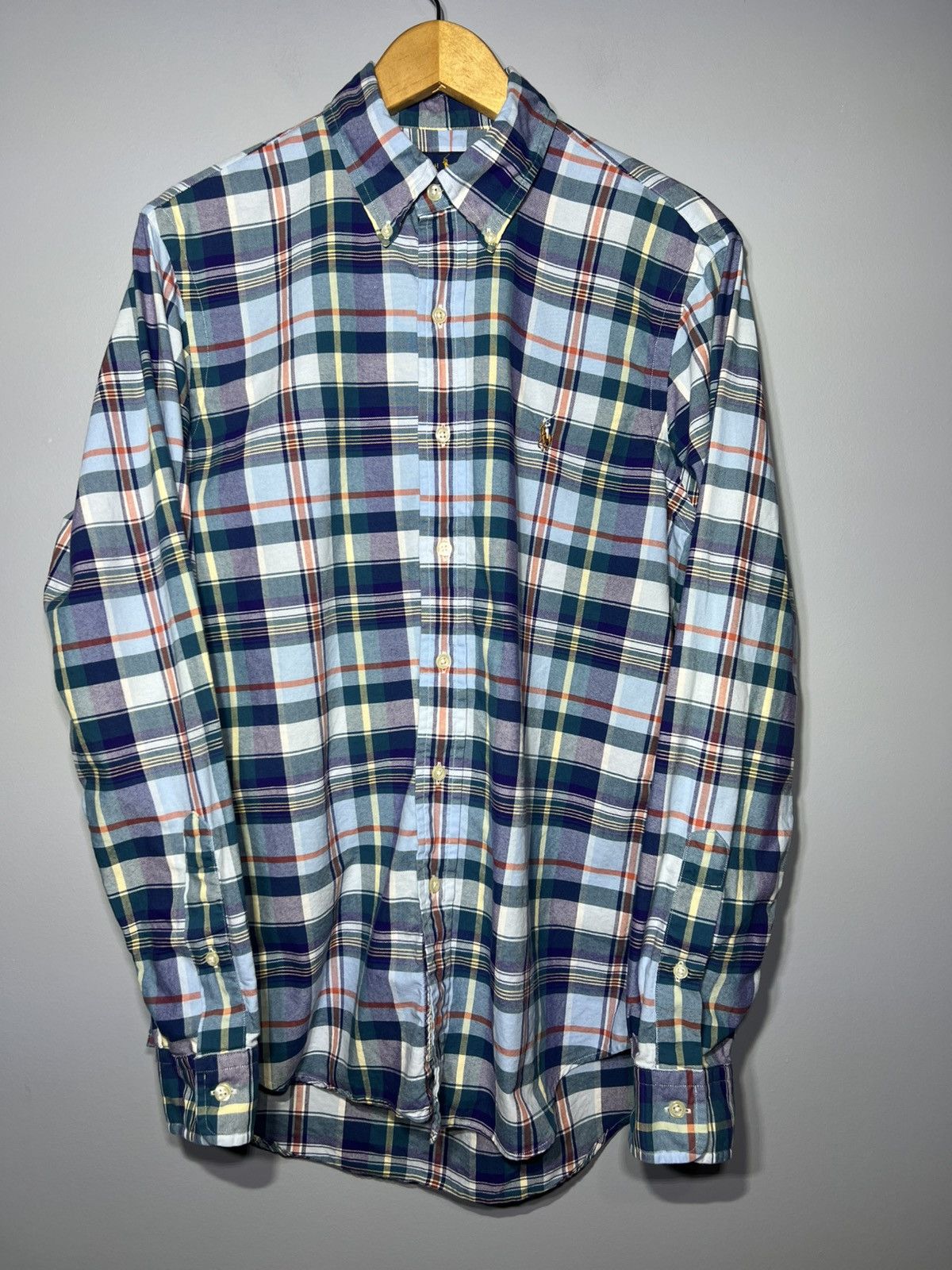 Polo Ralph Lauren Polo Ralph Lauren Plaid Oxford Button Down Shirt Classic Fit Size US S / EU 44-46 / 1 - 2 Thumbnail