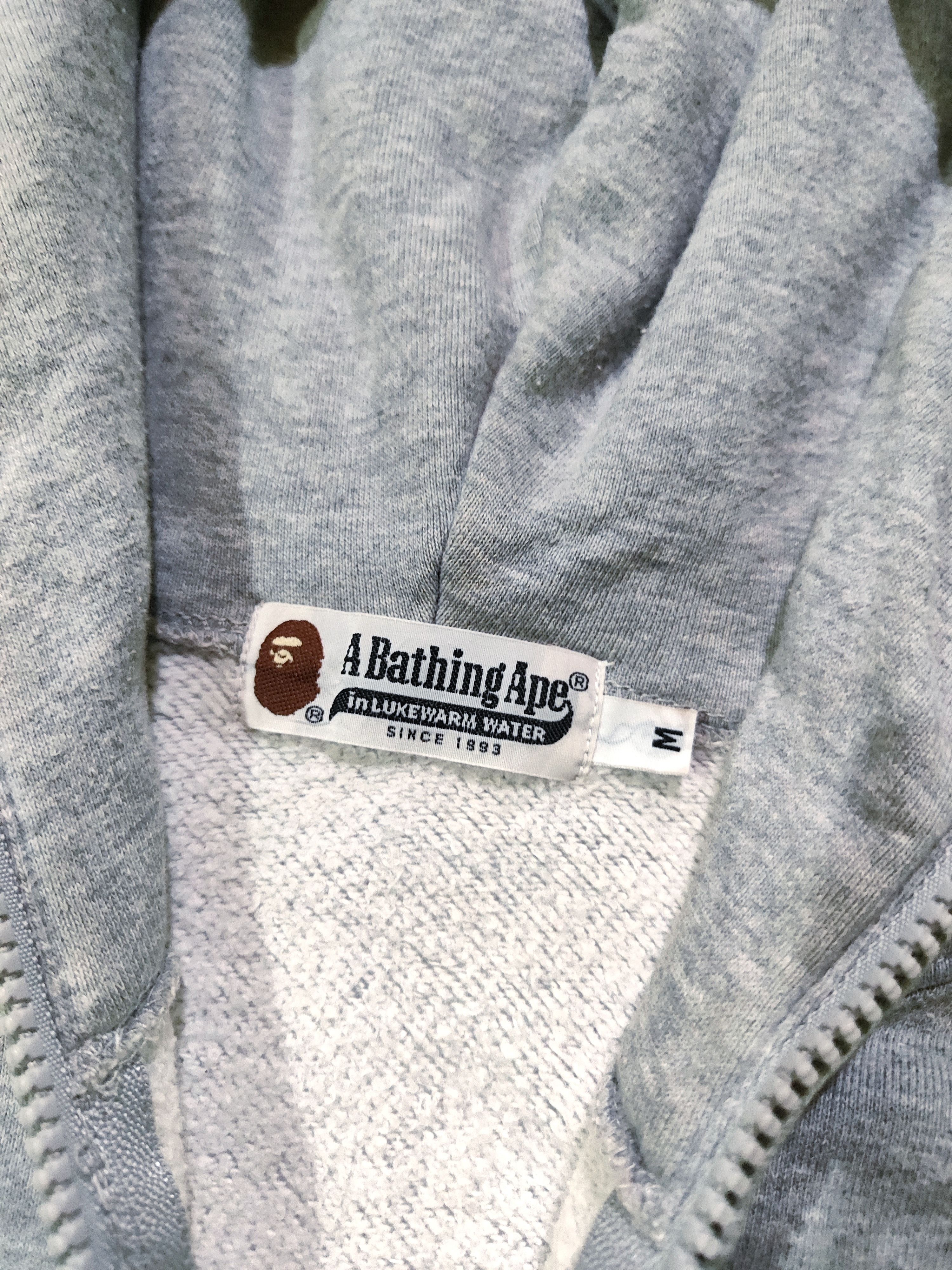 Bape BAPE Head Logo Full Zip Up Hoodie A Bathing Ape NIGO Size US M / EU 48-50 / 2 - 7 Thumbnail