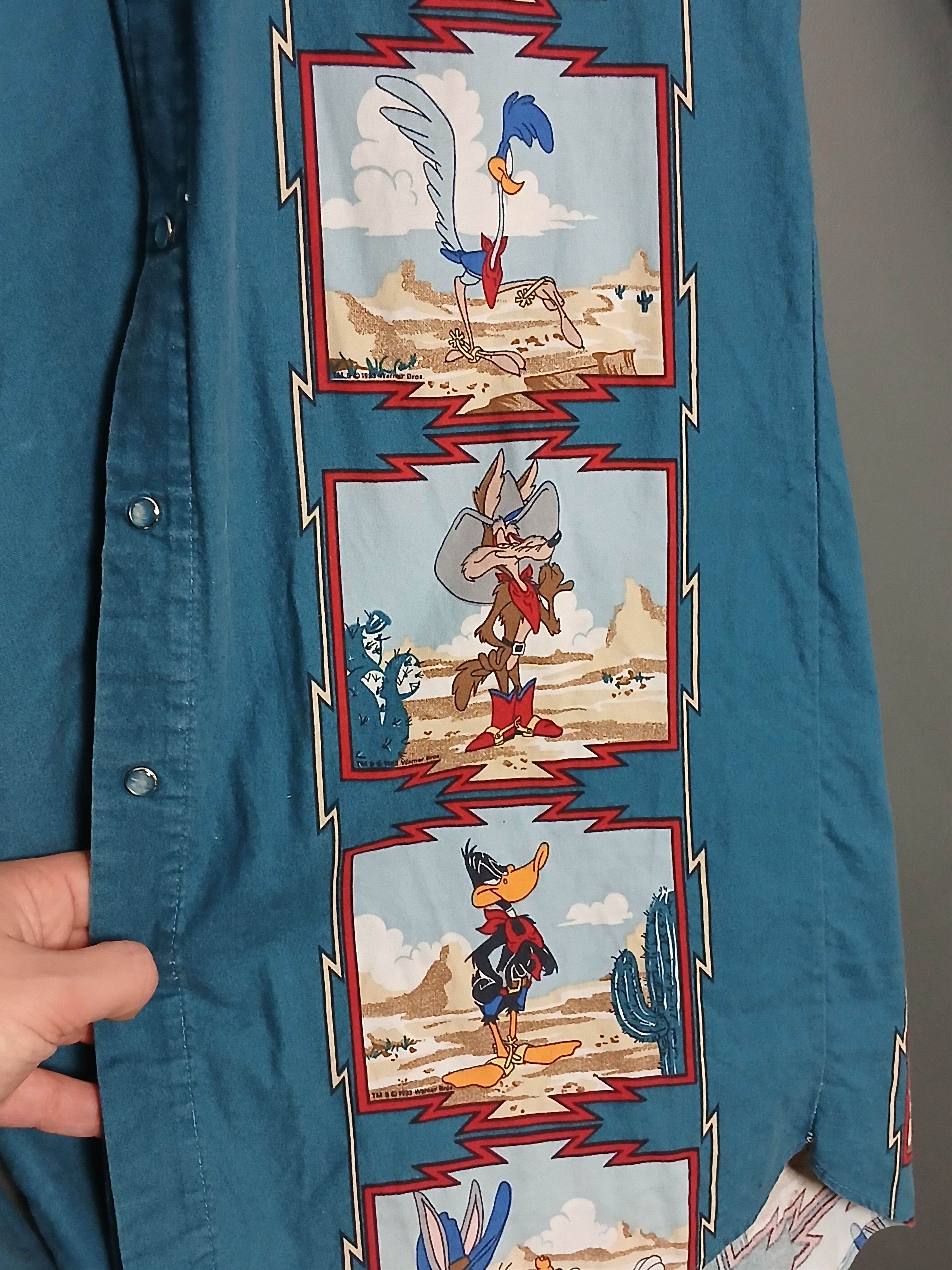 Cartoon Network × Vintage × Warner Bros Vintage 1993 Looney Tunes Shirt Size US L / EU 52-54 / 3 - 4 Thumbnail
