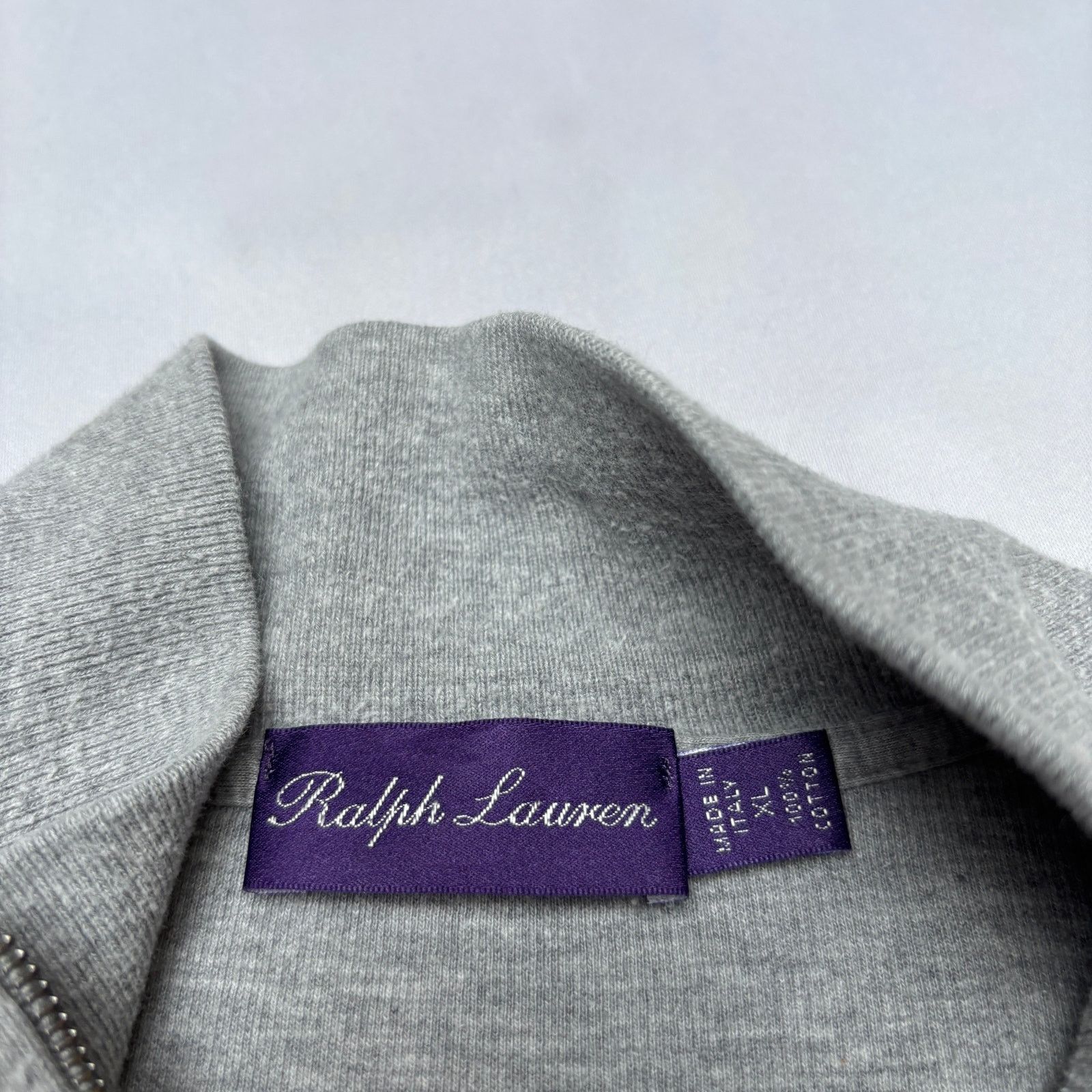 Ralph Lauren Purple Label Ralph Lauren Purple Label Cotton Full Zip Sweater Men's XL Size US XL / EU 56 / 4 - 4 Thumbnail