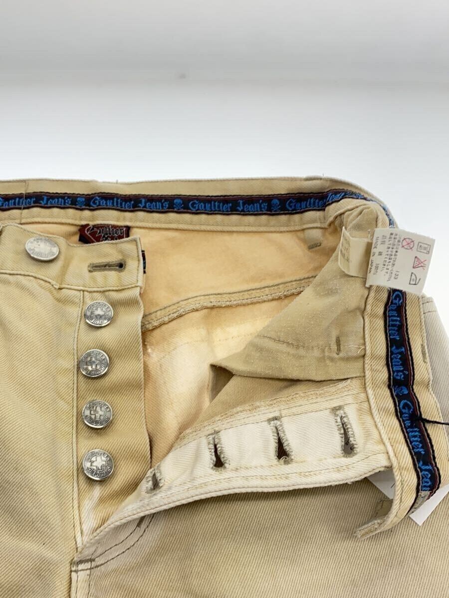 Jean Paul Gaultier Bleach Processed Straight Leg Pants Size US 28 / EU 44 - 3 Thumbnail