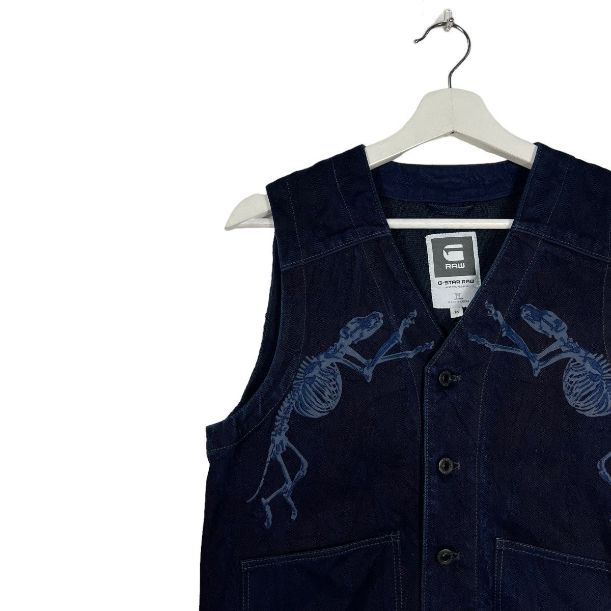 G-Star 🔥 G STAR RAW INDIGO TANK TOP VEST Size US M / EU 48-50 / 2 - 7 Thumbnail