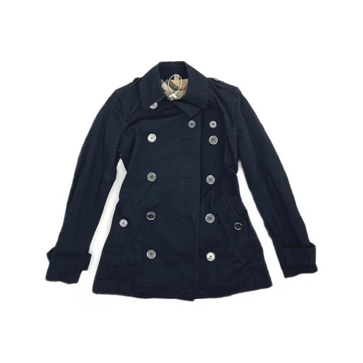 Burberry Burberry Casual Solid Double-Breasted Trench Coat Size US S / EU 44-46 / 1 - 1 Thumbnail