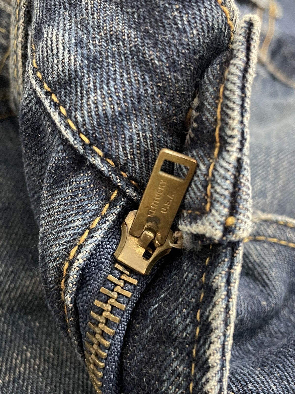 Edwin Edwin 505 Vintage Selvedge Indigo Loose Denim Pants Size US 30 / EU 46 - 19 Thumbnail