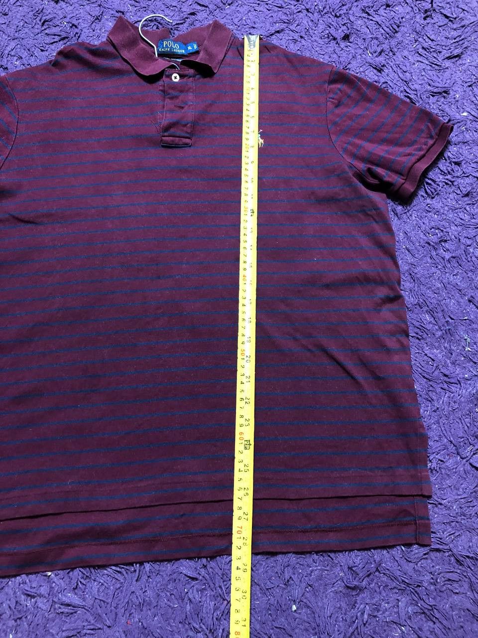Polo Ralph Lauren Polo Ralph Lauren Striped Soft Touch Polo Size XL Size US XL / EU 56 / 4 - 10 Thumbnail
