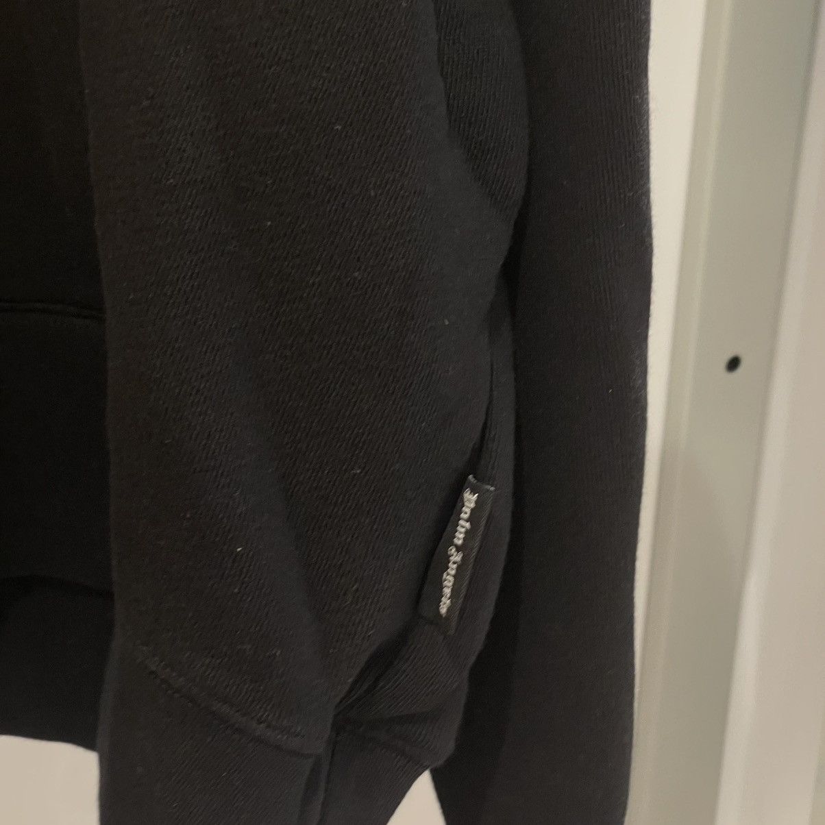 Palm Angels Palm Angels Orange Script Logo Popover Hoodie Blacm Size US L / EU 52-54 / 3 - 3 Thumbnail