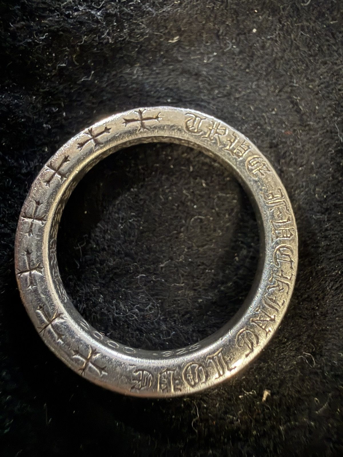 Chrome Hearts Chrome Hearts True Fucking Love Diamond Pave Ring size 7.5 Size ONE SIZE - 6 Thumbnail