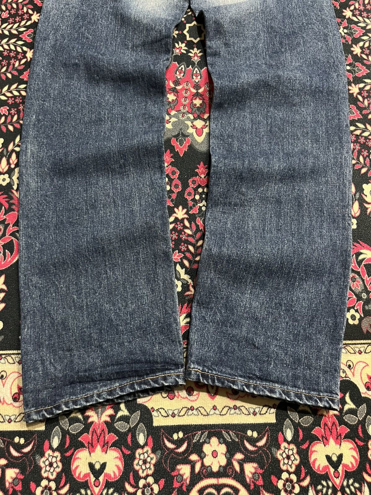 Edwin Edwin Exclusive Vintage Blue Faded Washed Distressed Jeans Size US 29 - 10 Thumbnail