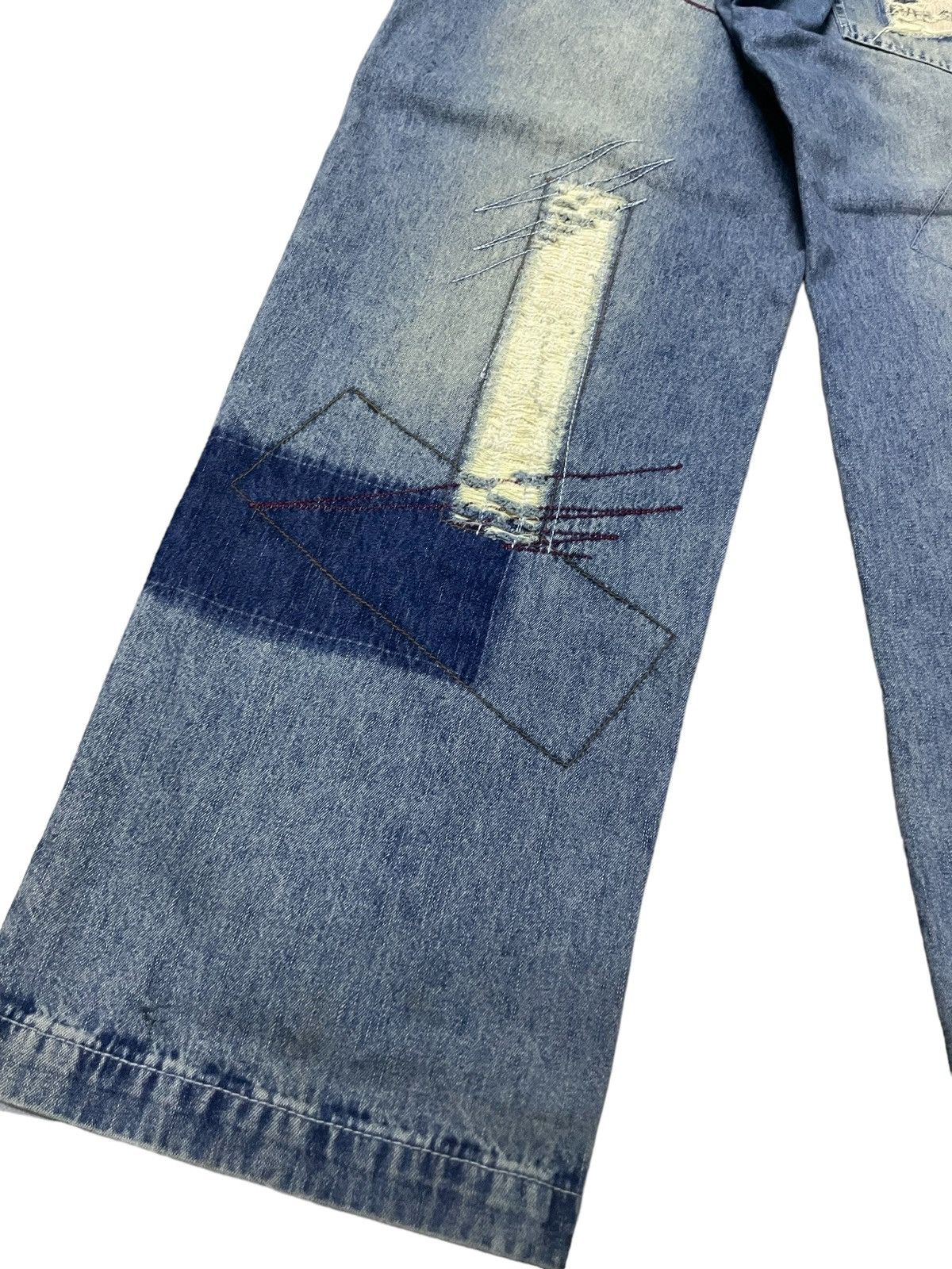 JNCO × Southpole Y2K Paco Baggy Massive Deconstructed Rap Hip Hop Jeans Denim Size US 30 / EU 46 - 11 Thumbnail