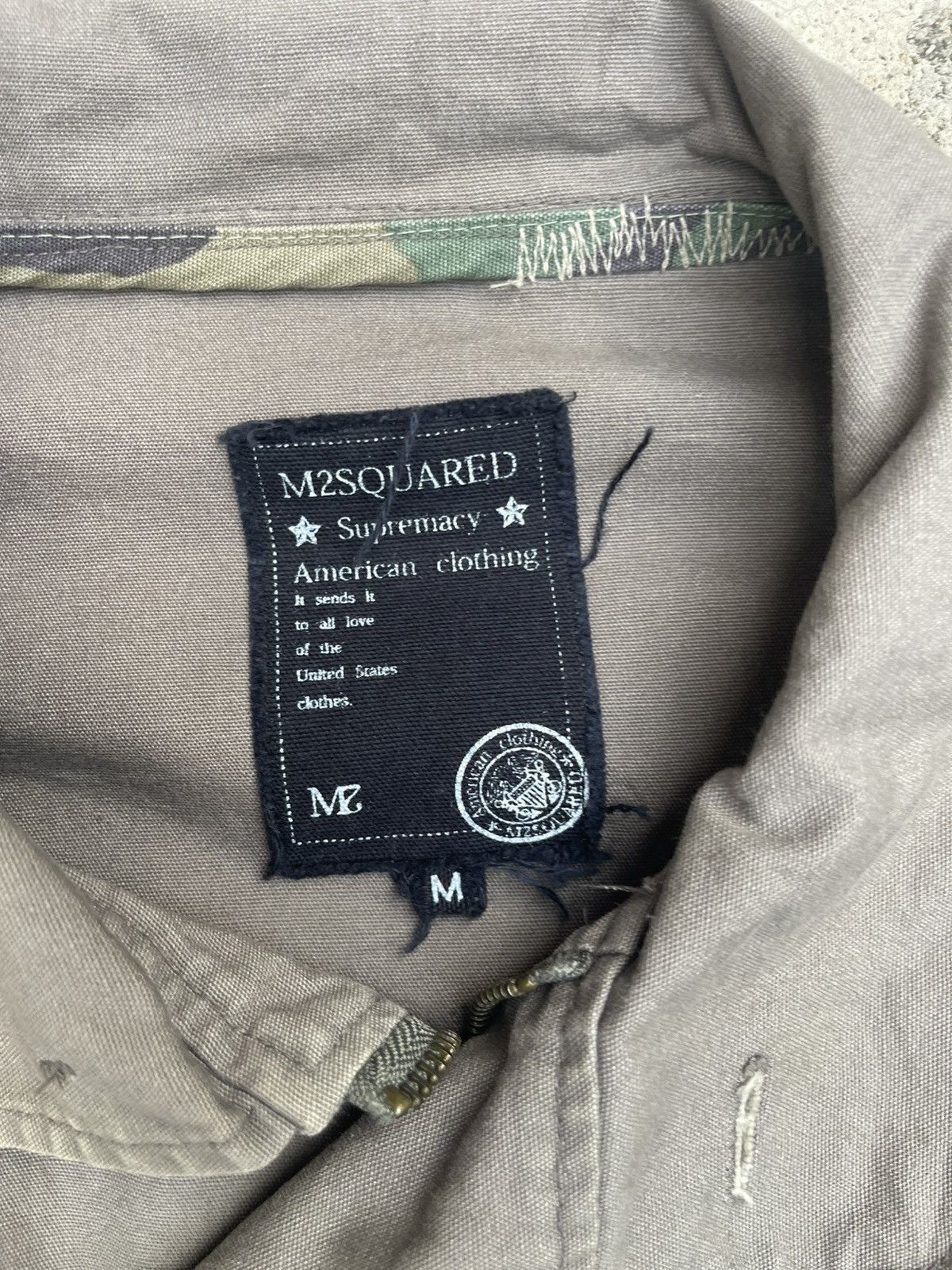Dsquared2 M2Squared Military Patchwork Jacket Boro Inspired Design Size US M / EU 48-50 / 2 - 3 Thumbnail