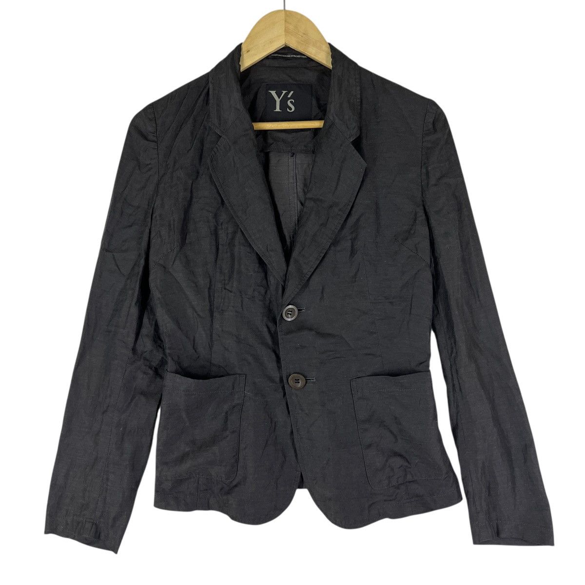 🔥 Y's Yohji Yamamoto Cupro Cotton Linen Jacket