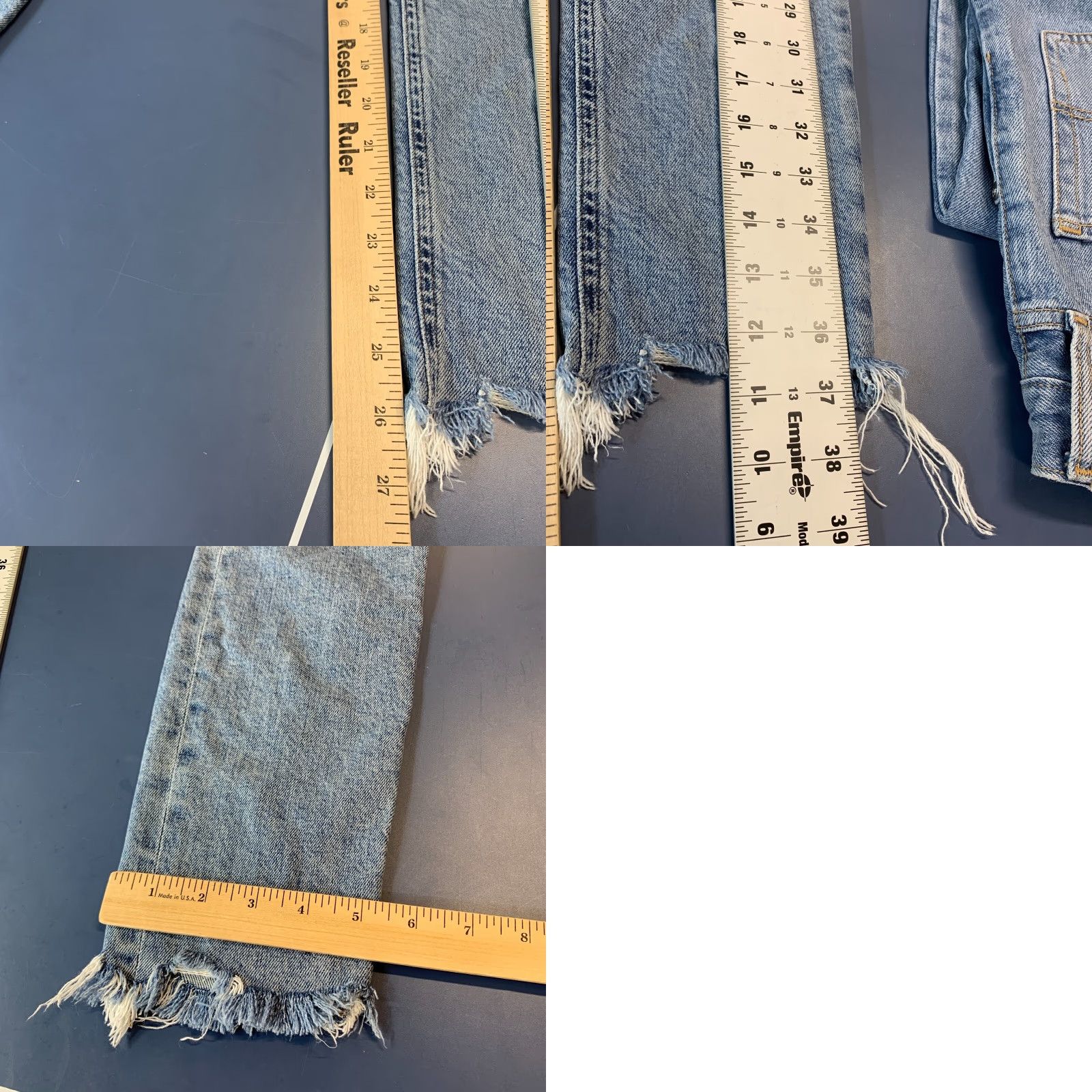 Agolde VINTAGE Agolde Los Angeles Denim Sknny Jeans Womens Size 24 Fits 24x26 Distressed Size 42" / US 20 - 11 Thumbnail