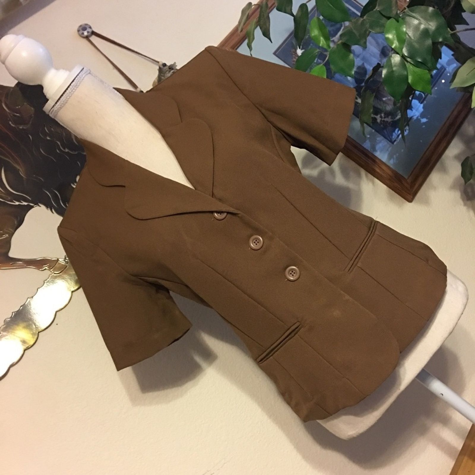Other California Grown short sleeve brown jacket Size S / US 4 / IT 40 - 2 Thumbnail