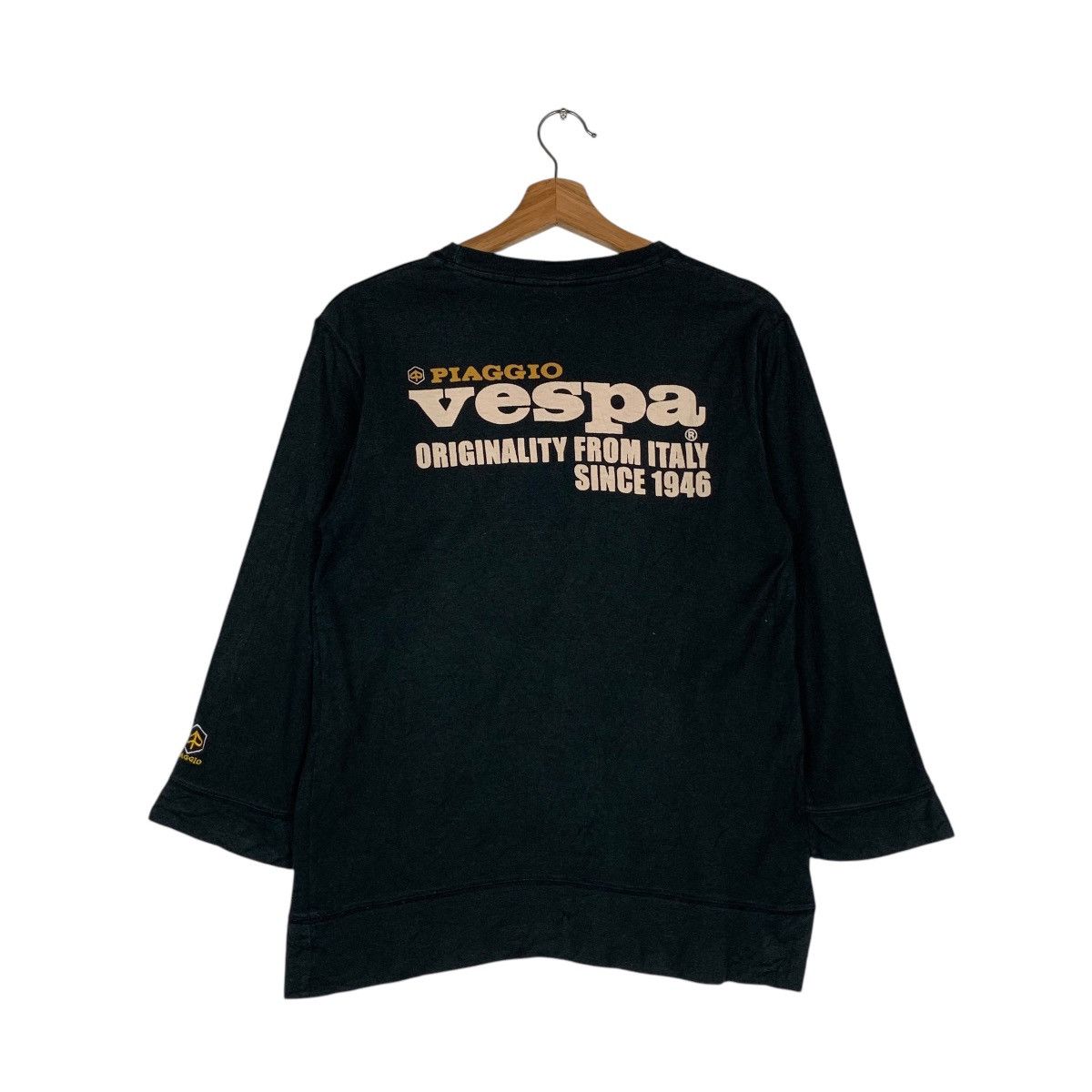 Japanese Brand VESPA PIAGGIO Graphics Printed Big Logo 3Q Sweater #1516-C68 Size S / US 4 / IT 40 - 7 Thumbnail