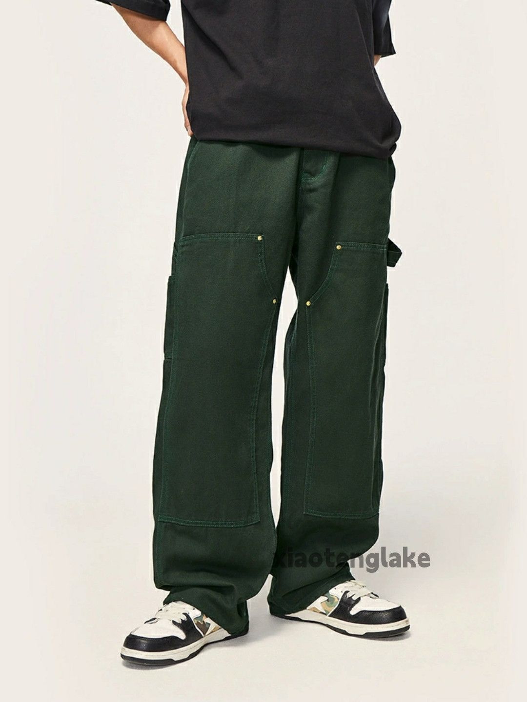 Designer × Japanese Brand × Vintage utility outdoor carpenter cargo skate hiphop baggy pants Size US 32 / EU 48 - 1 Thumbnail