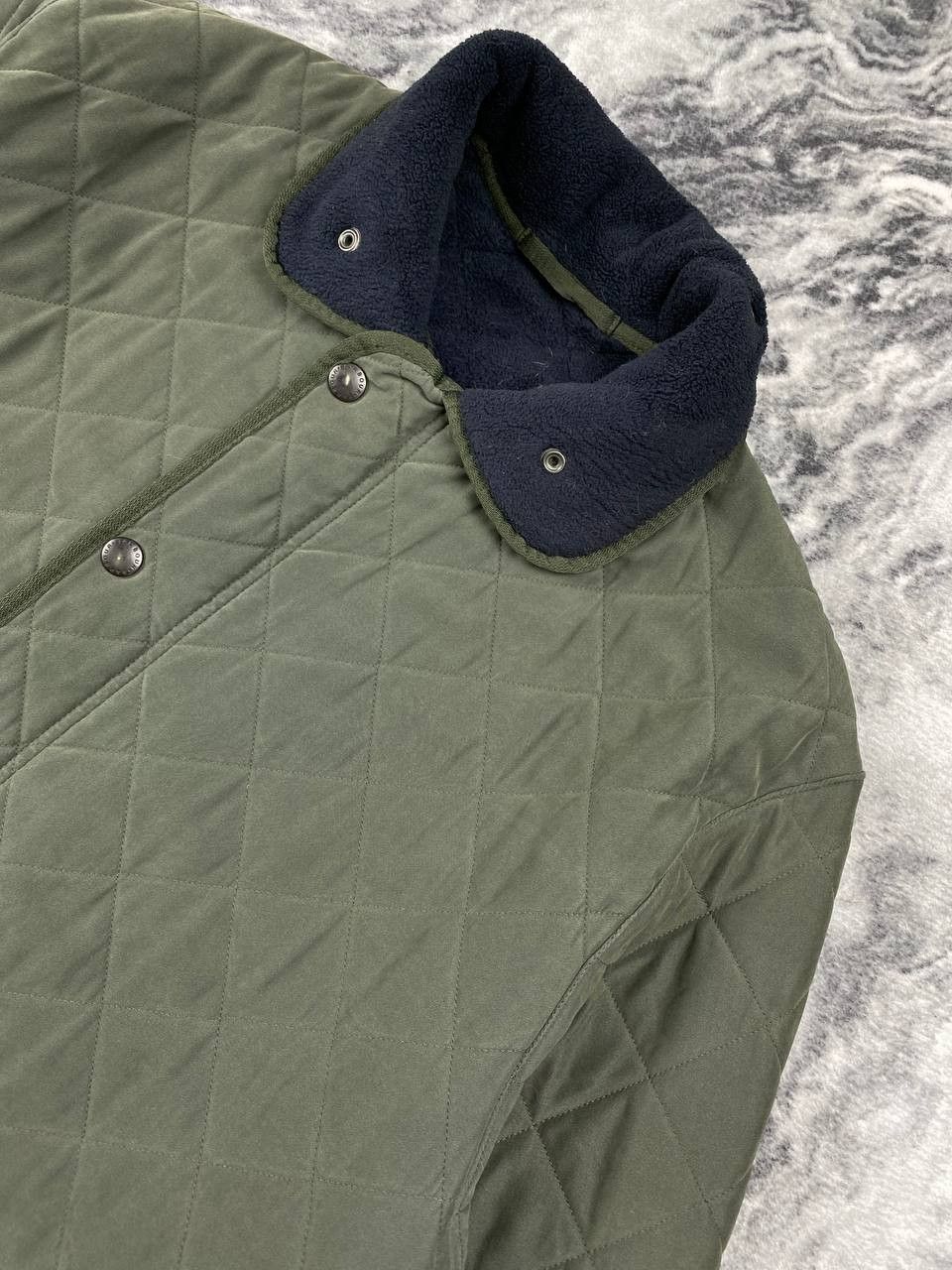 Barbour Barbour Microfibre Polarquilt Long Jacket Men Size XL Green Size US XL / EU 56 / 4 - 9 Thumbnail