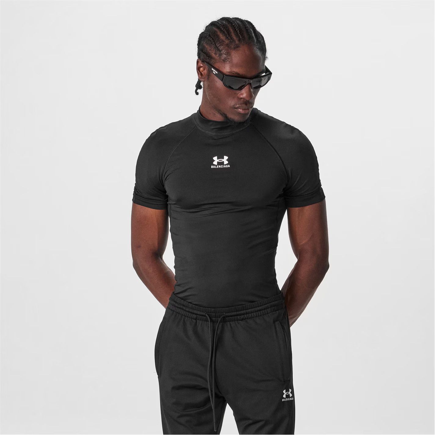 Balenciaga × Under Armour o1g2r1mq0226 Under Armour T-Shirt In Black Size US S / EU 44-46 / 1 - 3 Thumbnail
