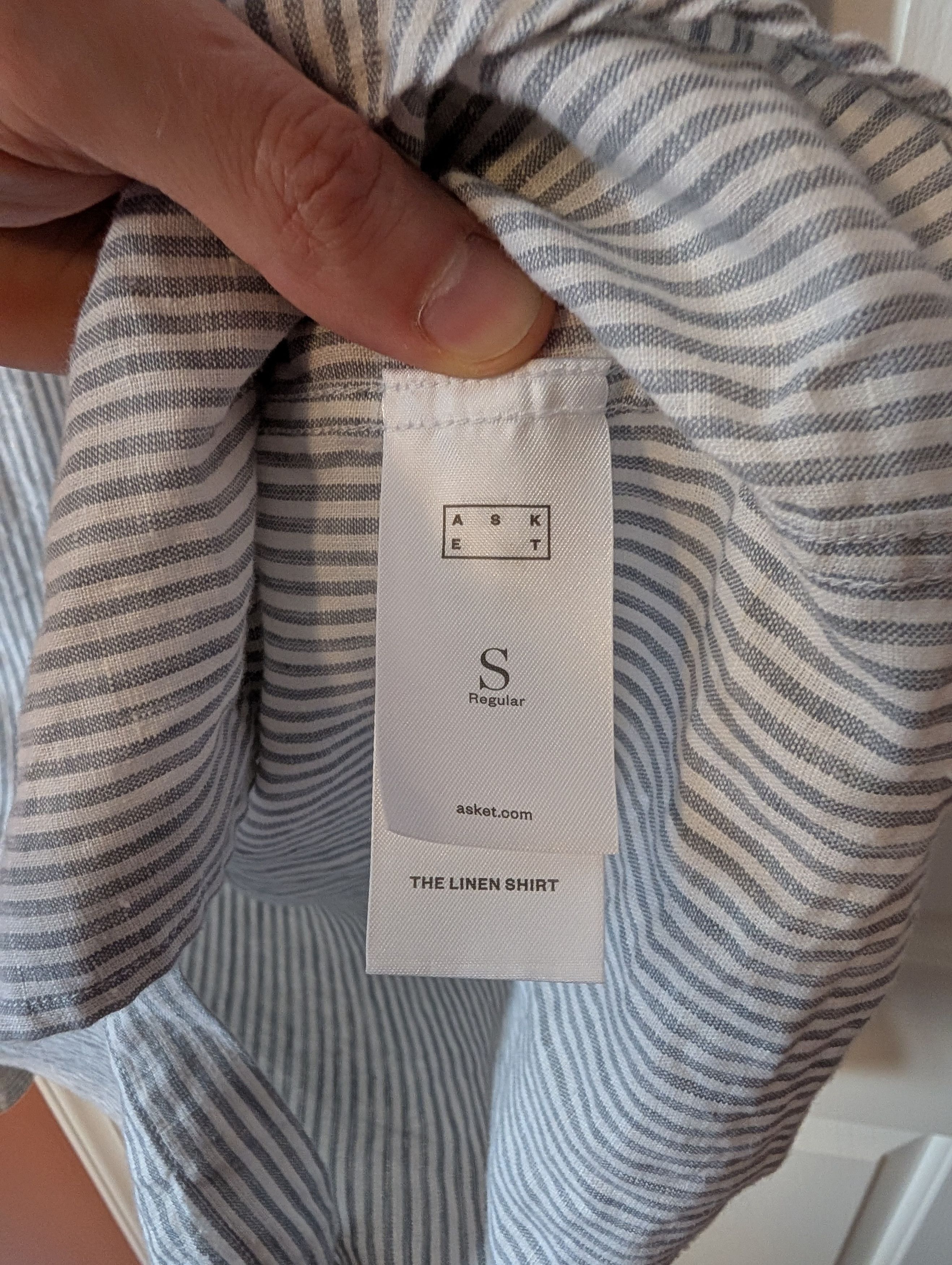 Asket Linen Shirt Size US S / EU 44-46 / 1 - 7 Thumbnail