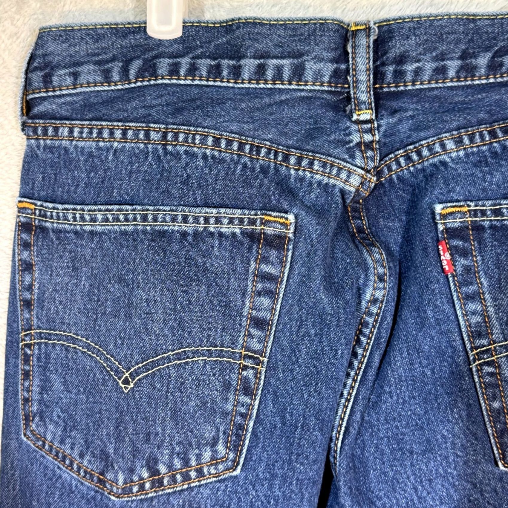 Levi's Levi’s 505 Jeans Straight Leg Blue Denim Stretch Mid-Rise 36 x 30 Men’s Size US 36 / EU 52 - 6 Thumbnail
