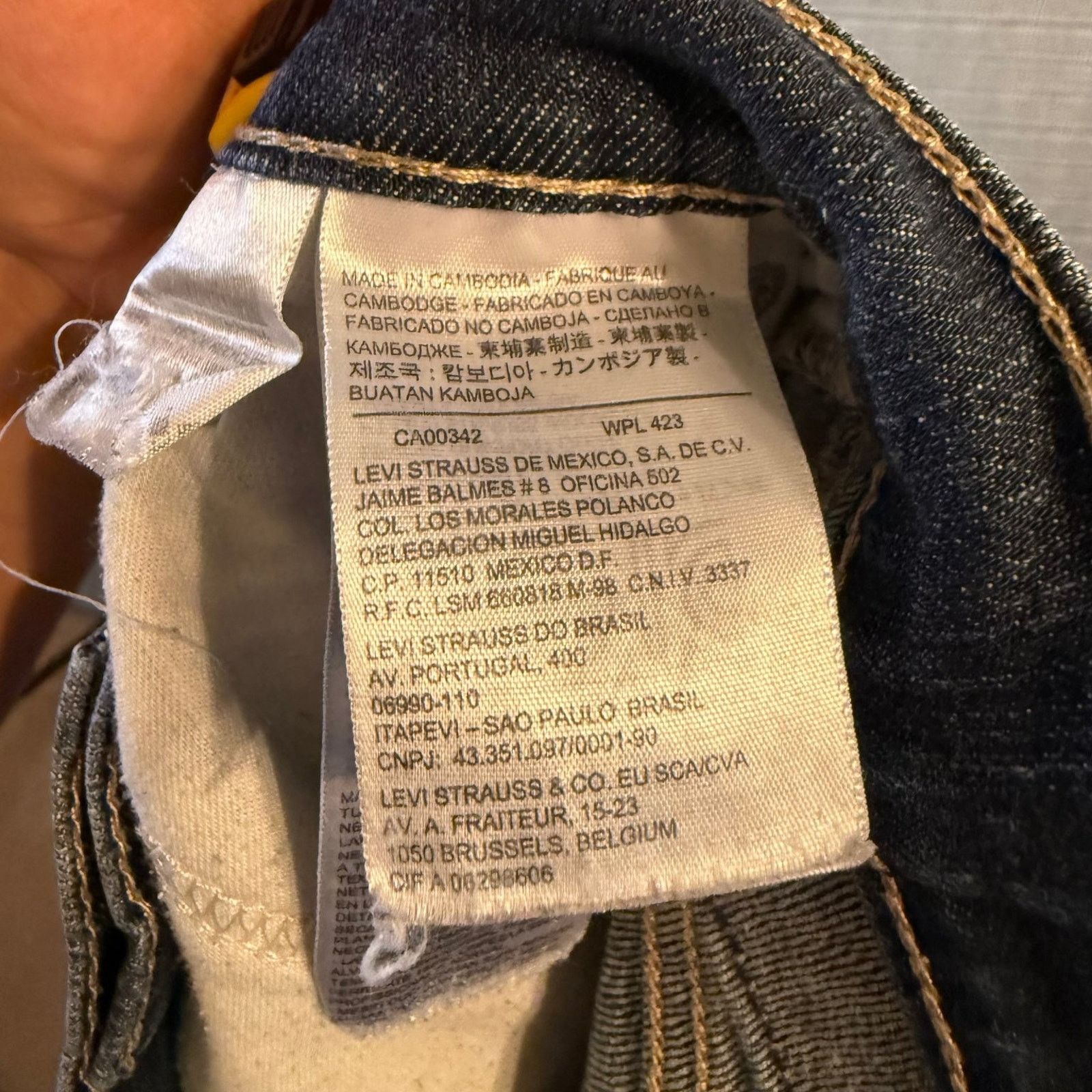 Levi's Levi's 511 Men's Jeans Dark Blue Denim Slim Stretch 29x32 Size US 29 - 8 Thumbnail