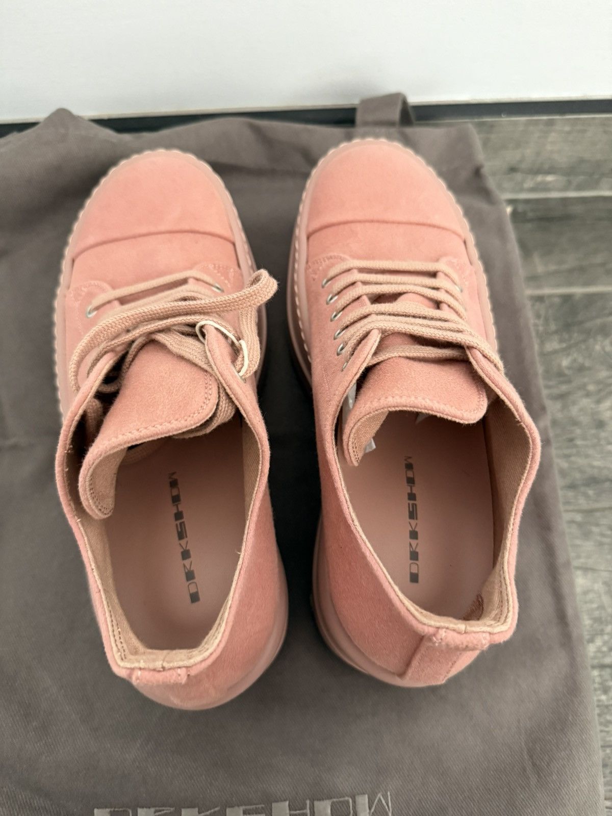 NEW] DRKSHDW Double Bumper Low Ramones Dark Pink