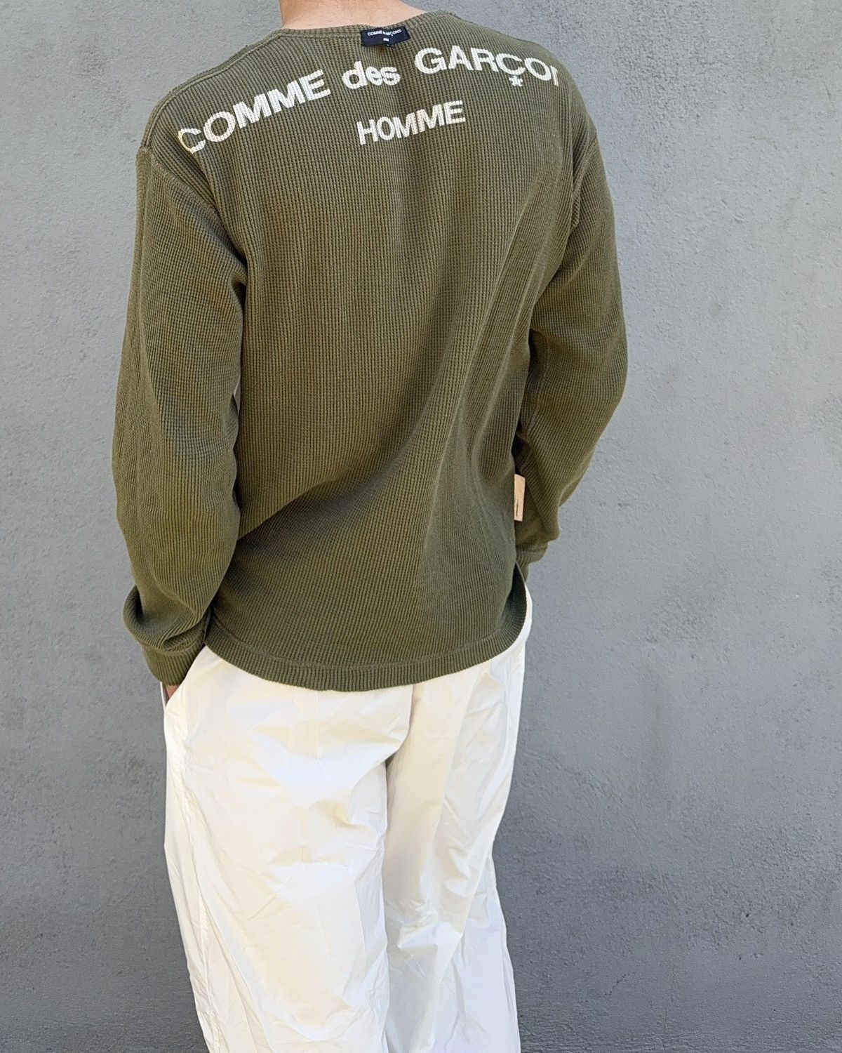 Comme Des Garcons Homme FW2007 Waffle Knit Reversible Top