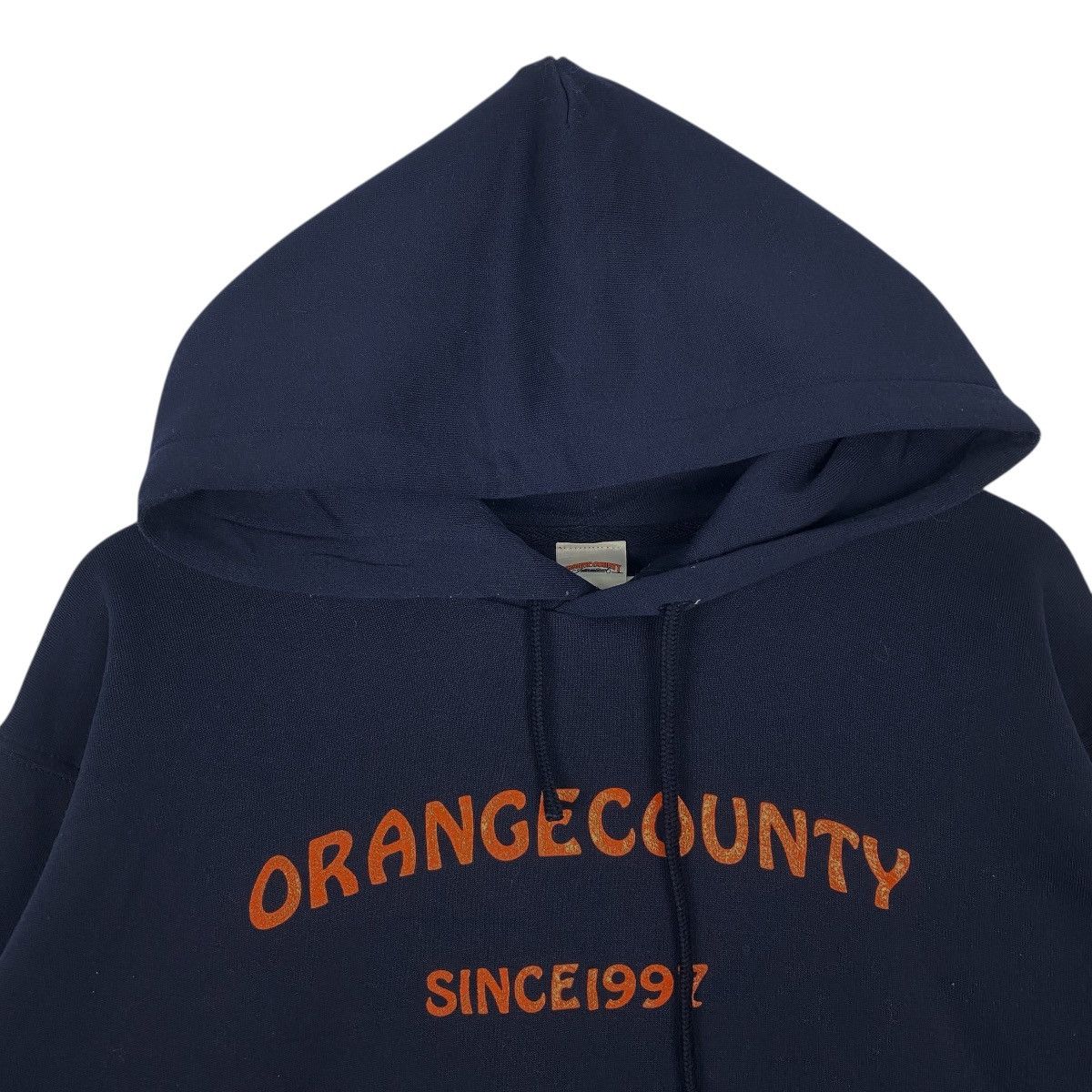 Other Vintage Orange County Hoodie Sweater Big Logo Navy Blue Size US L / EU 52-54 / 3 - 4 Thumbnail