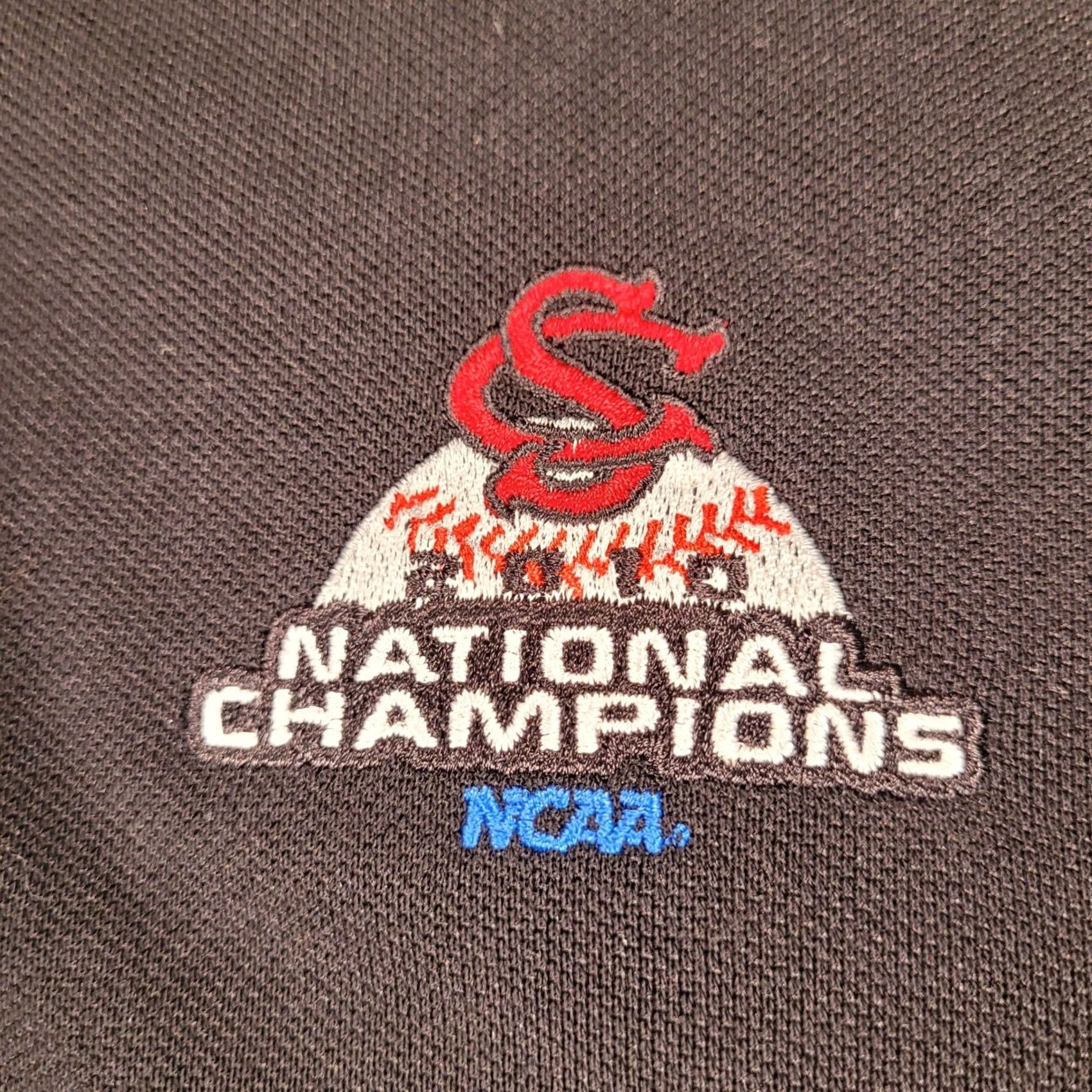 Cutter & Buck Cutter & Buck USC Gamecocks Polo Shirt 2010 NCAA National Champions Black M Men Size US M / EU 48-50 / 2 - 2 Thumbnail