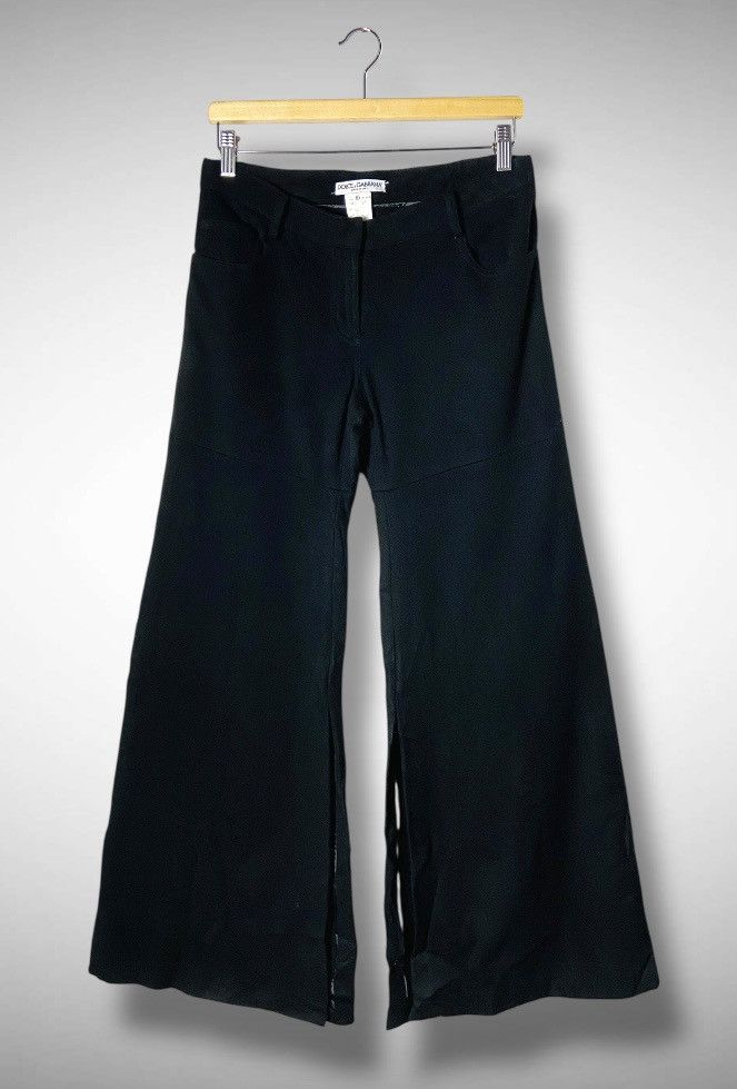 Dolce & Gabbana Archival Dolce & Gabbana Flare Slit Pant - Wool & Cashmere Size 31" - 2 Thumbnail