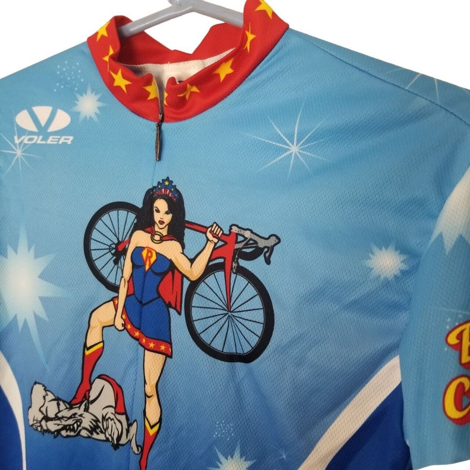 Poler Voler Bonneville Super Red Riding Hood 2010 Cycle Jersey L Size US L / EU 52-54 / 3 - 5 Thumbnail