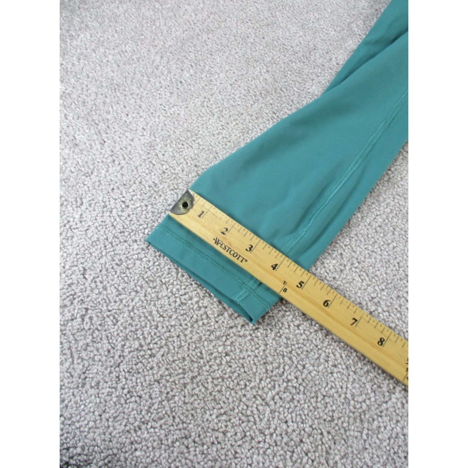 Lululemon Lululemon Leggings Womens 6 Power Thru HR Crop Teal Blue Activewear Cropped Athletic Tight Comfortable Space Athleisure Gym Running Yoga Womens Size 28" / US 6 / IT 42 - 5 Thumbnail