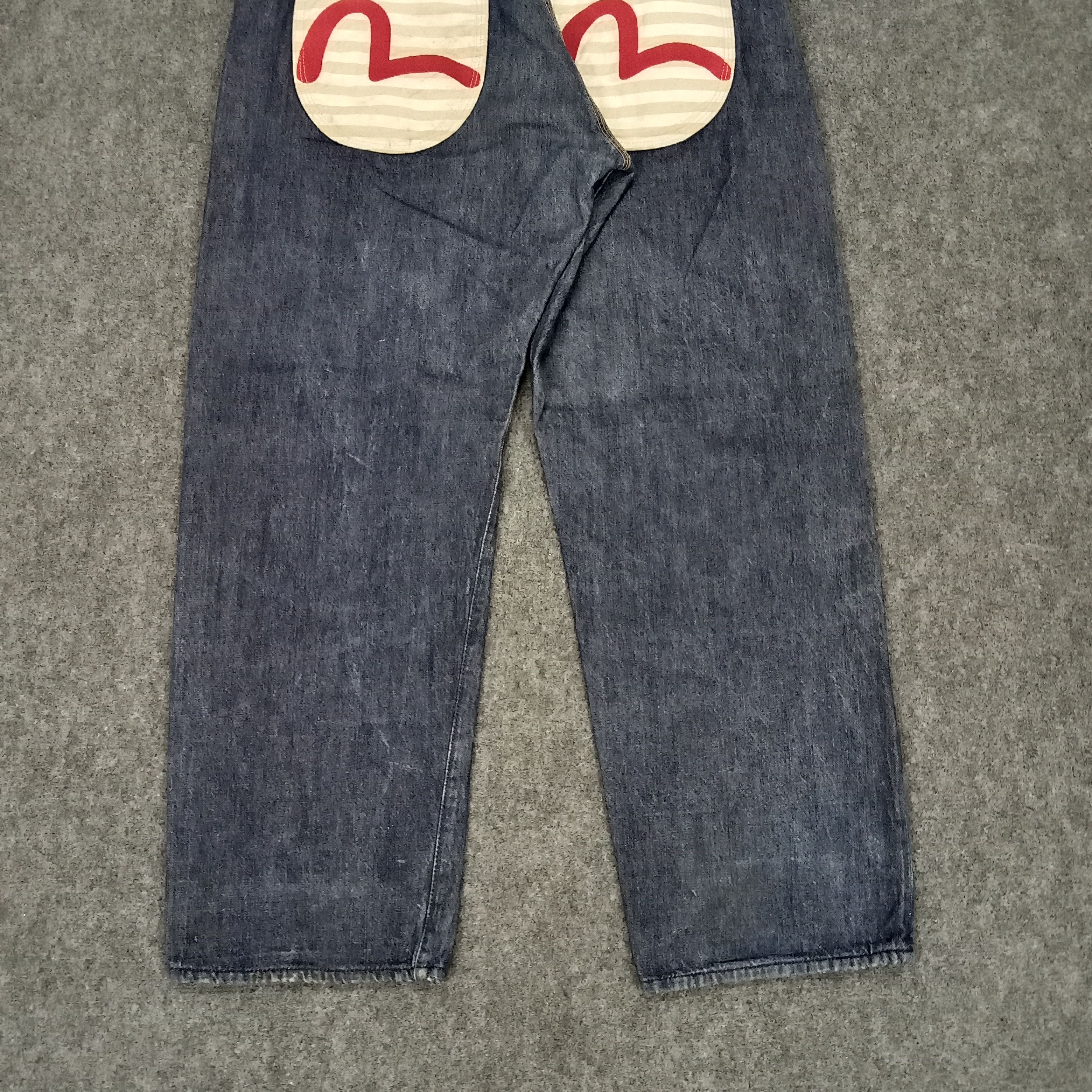 Evisu Yamane Japanese Brand Daicock Custom Denim Jeans Size US 35 - 7 Thumbnail
