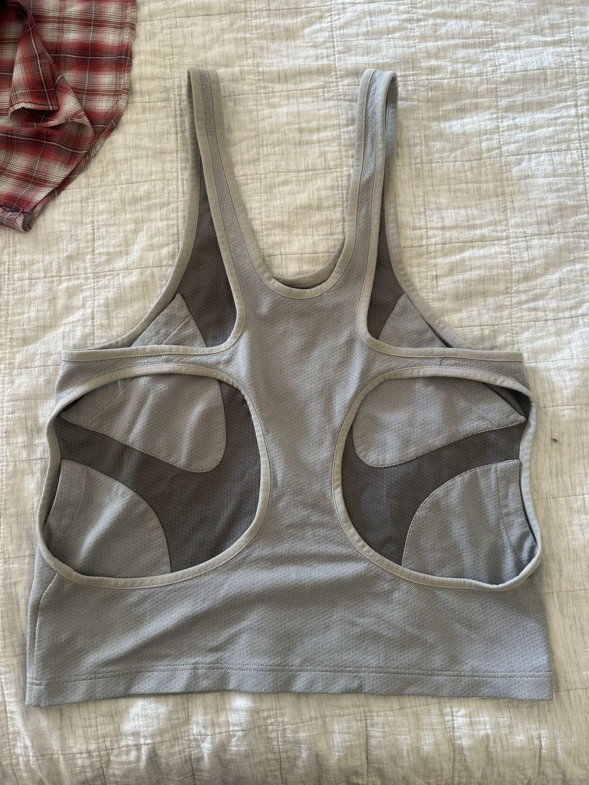 Kiko Kostadinov KIKO KOSTADINOV Gray Torino Tank Top Size US M / EU 48-50 / 2 - 2 Thumbnail