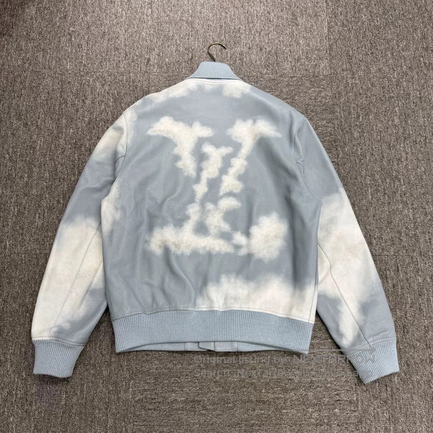 Louis Vuitton louis vuitton blue cloud leather jacket. Size US L / EU 52-54 / 3 - 2 Thumbnail