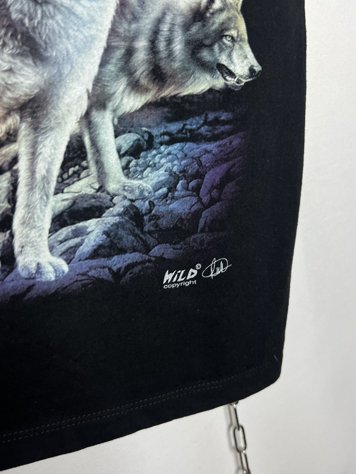 Band Tees Vintage Wild Wolves T-Shirt Tee Overprinted Art Size US M / EU 48-50 / 2 - 5 Thumbnail