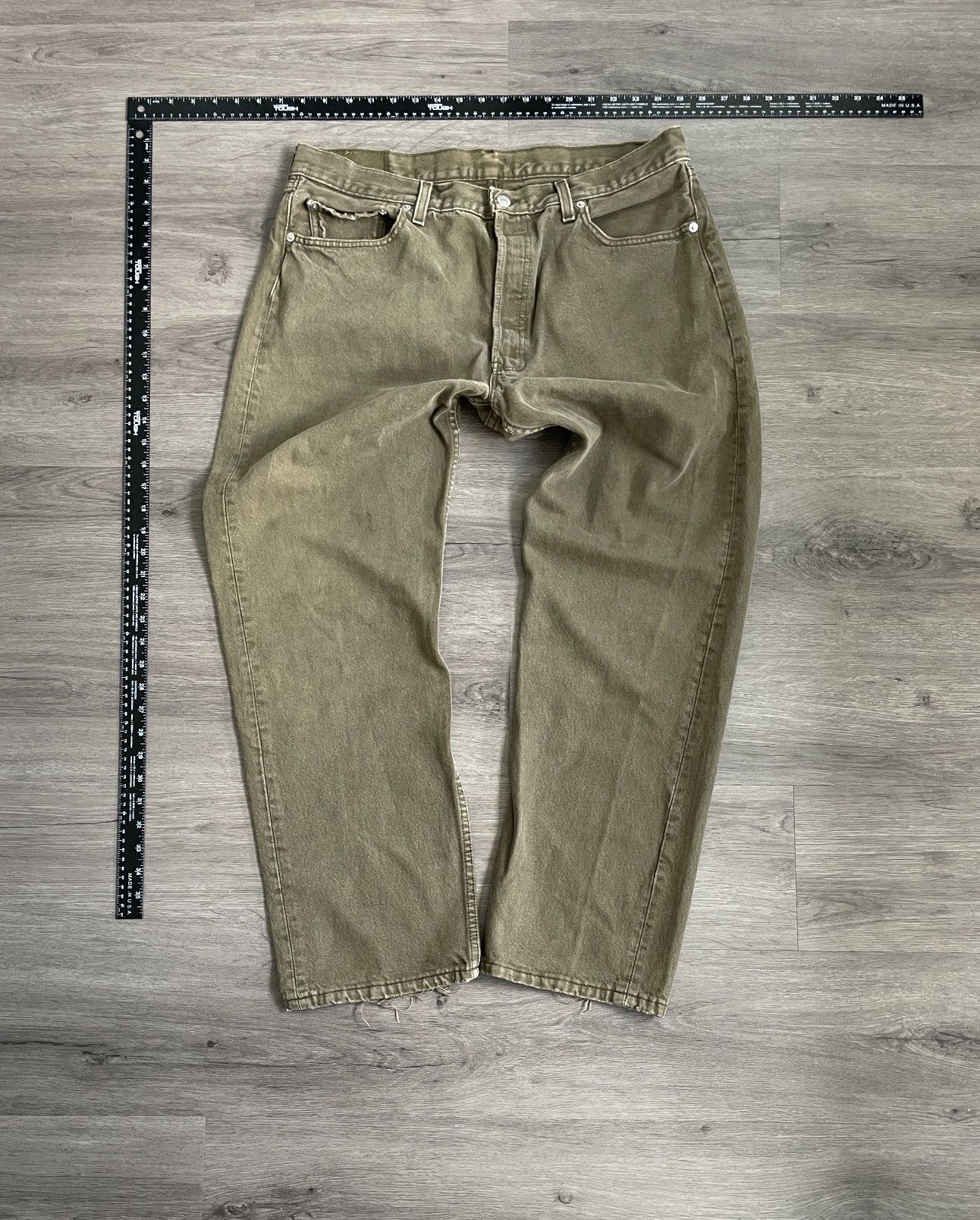 Levi's × Levi's Vintage Clothing × Vintage Vintage Levi’s 501 “Straight Fit” Denim (Sz.38 x 30) Size US 38 / EU 54 - 4 Thumbnail