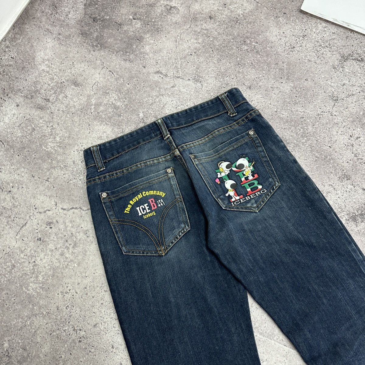 Iceberg Vintage 90s Iceberg Italy Royal Company straight jeans y2k Size US 30 / EU 46 - 7 Thumbnail