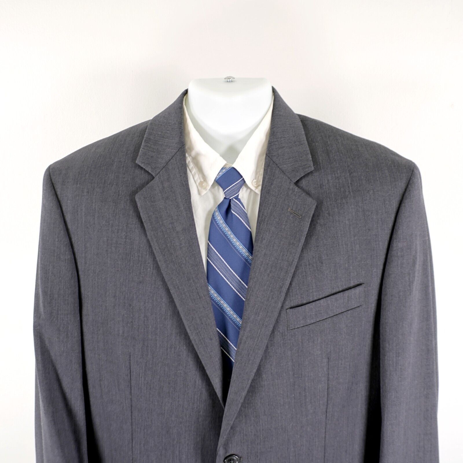 Calvin Klein Calvin Klein Wool Gray 2 Button 2 Piece Suit 42L 36/32 High Size 42L - 3 Thumbnail