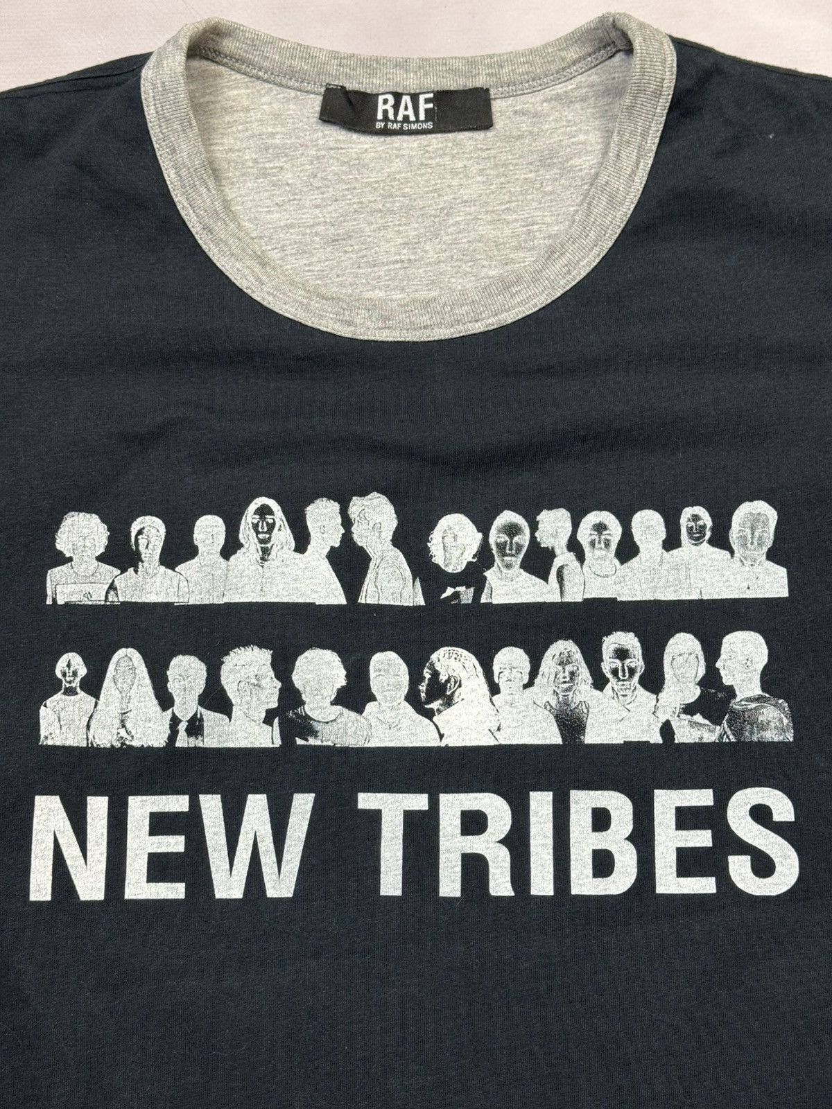 Raf Simons Ss2006 Raf Simons New Tribes Reversible Tee(Black/50) Size US L / EU 52-54 / 3 - 12 Thumbnail