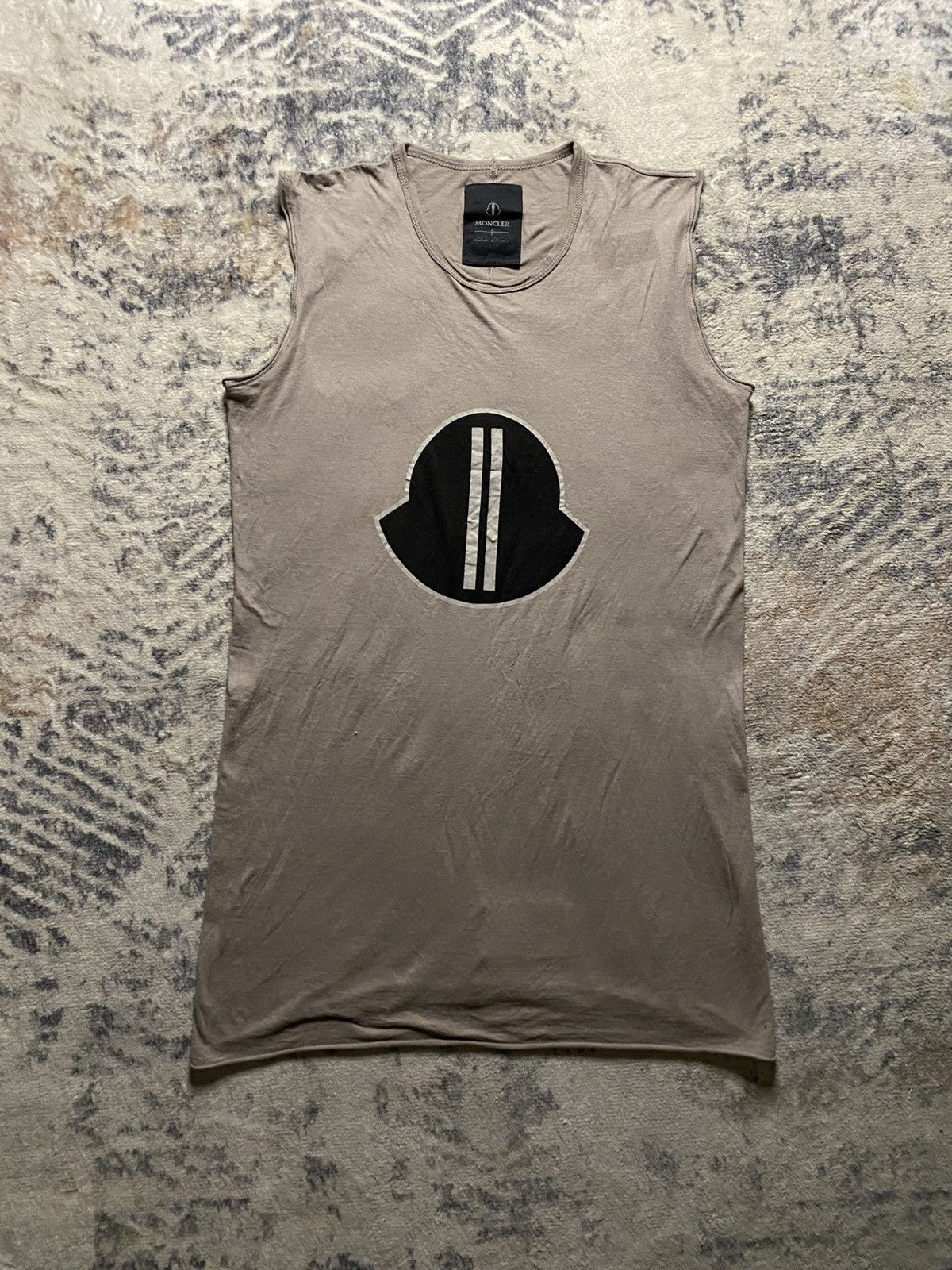 Pre-owned Moncler X Rick Owens Moncler Sleeveless Tank Top In Brown