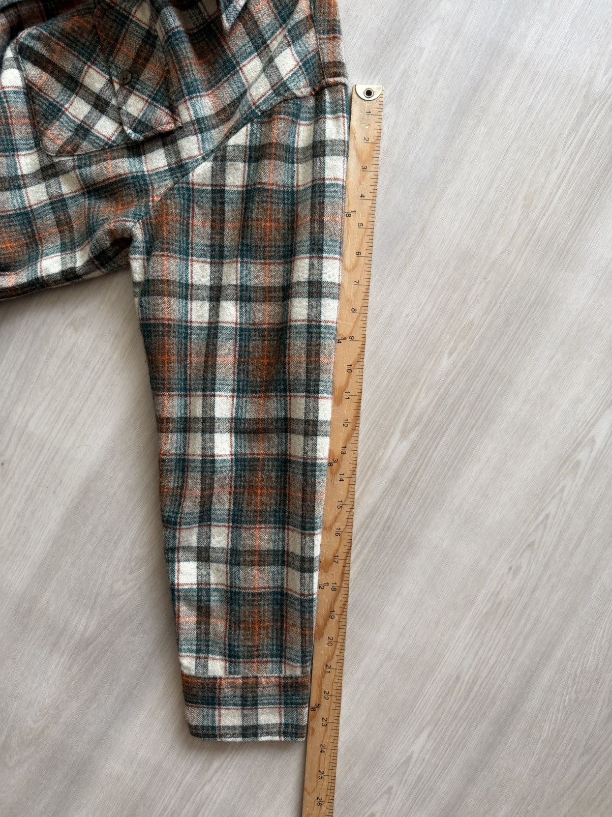 Vintage Vintage Sears Kings Road Shirt Flannel Wool Blend Sz M Grung Size US M / EU 48-50 / 2 - 7 Thumbnail