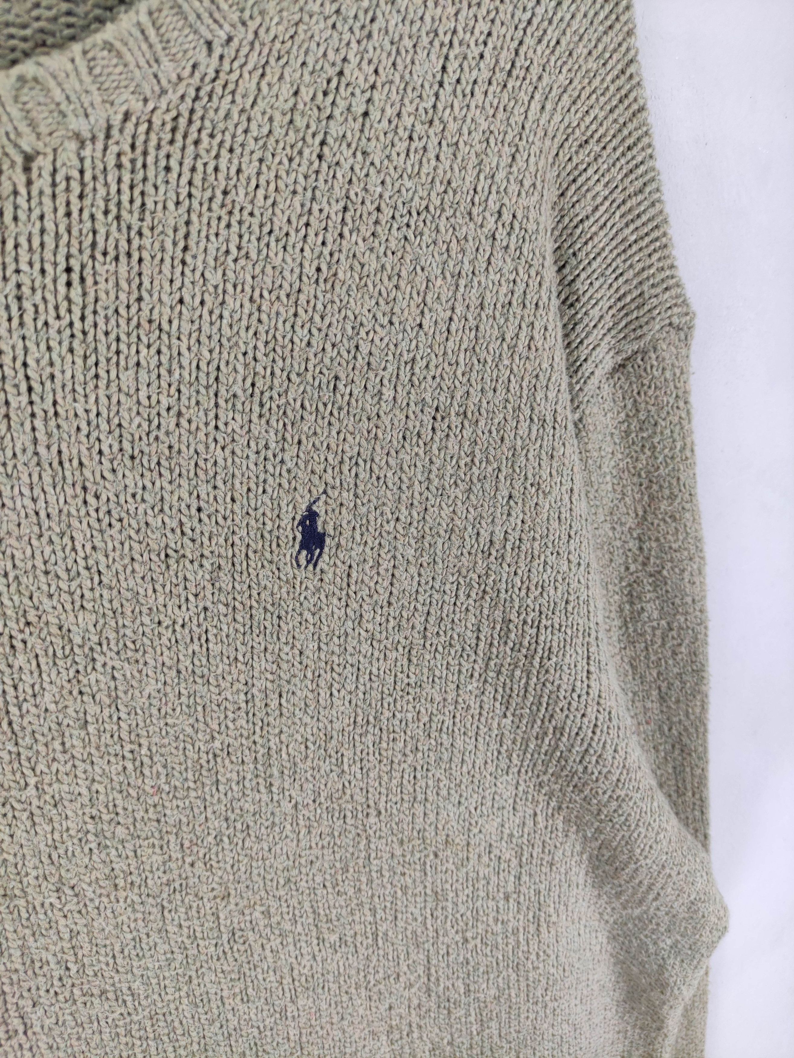 Polo Ralph Lauren Vintage Polo Ralph Lauren Cotton Knit Sweater Jumper Size US XXL / EU 58 / 5 - 2 Thumbnail