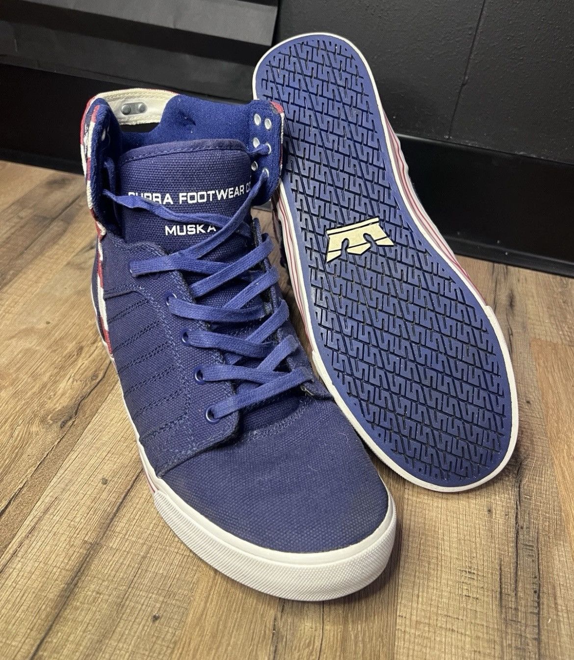 Supra RARE - Supra Muska 001 “Liberty” SkyTop Sneaker/Shoes Size US 10.5 / EU 43-44 - 6 Thumbnail