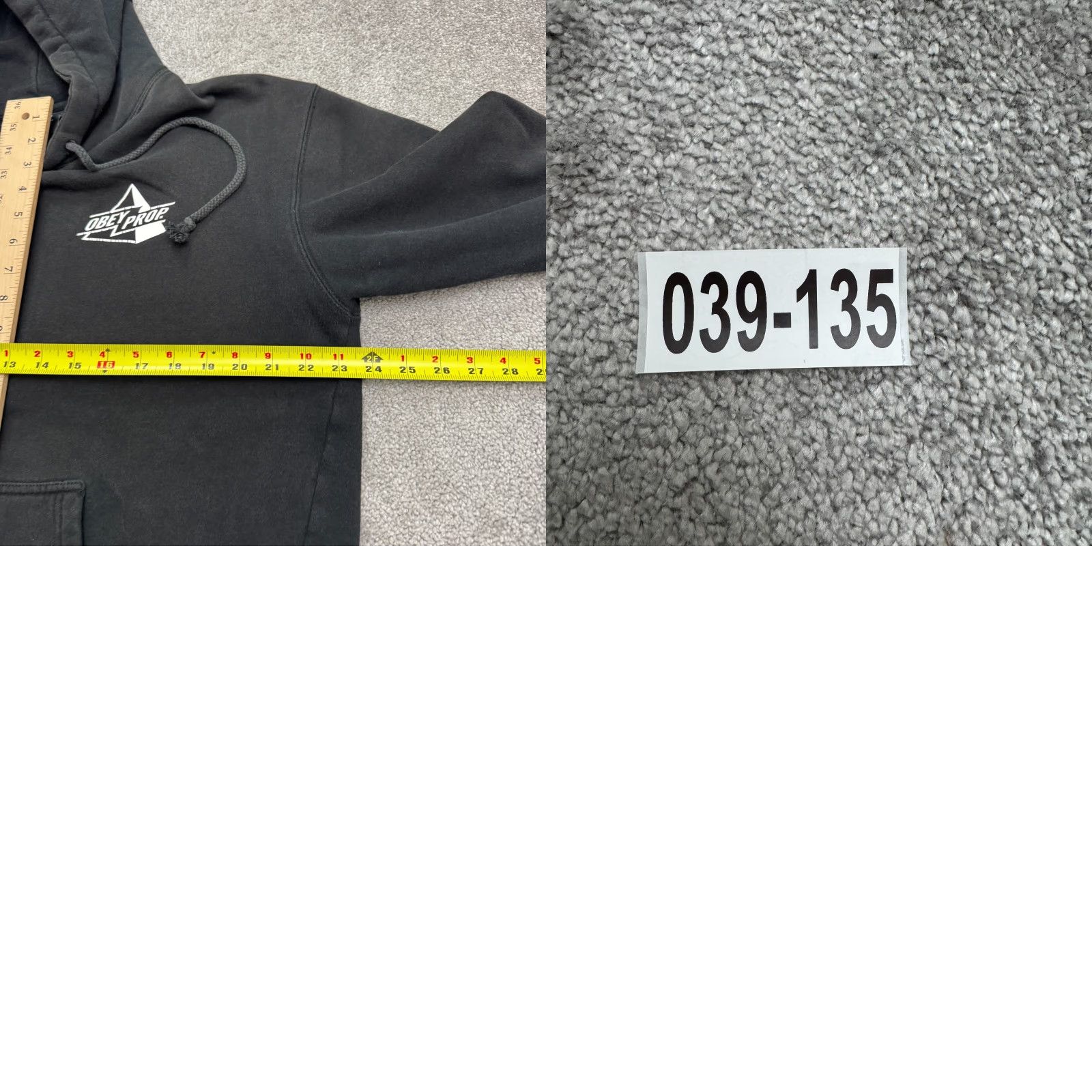 Obey OBEY Hoodie Mens M Black Cotton Polyester Graphic Pullover Sweatshirt Hooded Logo All Seasons Winter Spring Fall Regular Fit Size US M / EU 48-50 / 2 - 10 Thumbnail