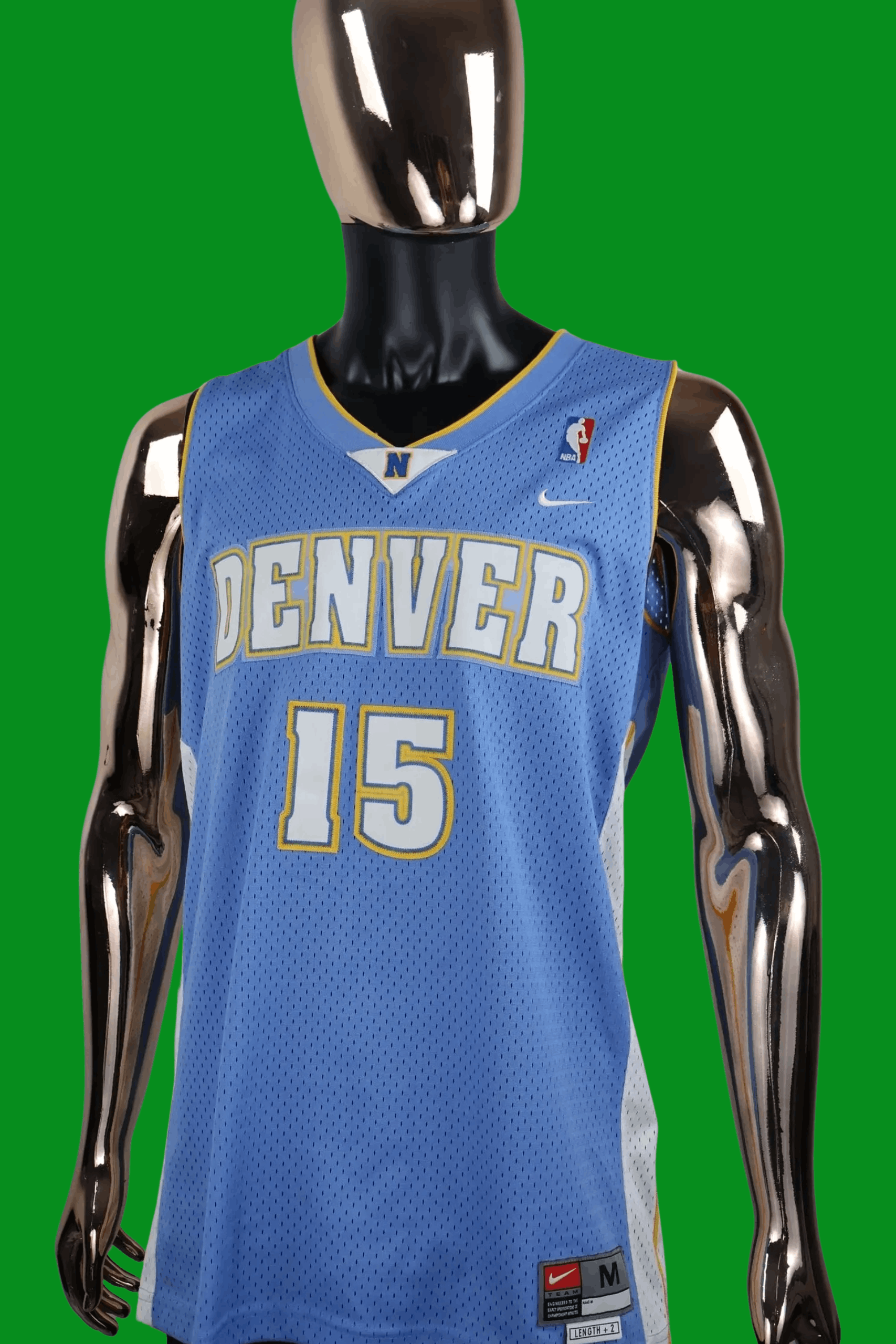 Nike VTG Nike NBA Swingman Denver Nuggets Carmelo Anthony Sewn Size US M / EU 48-50 / 2 - 2 Thumbnail