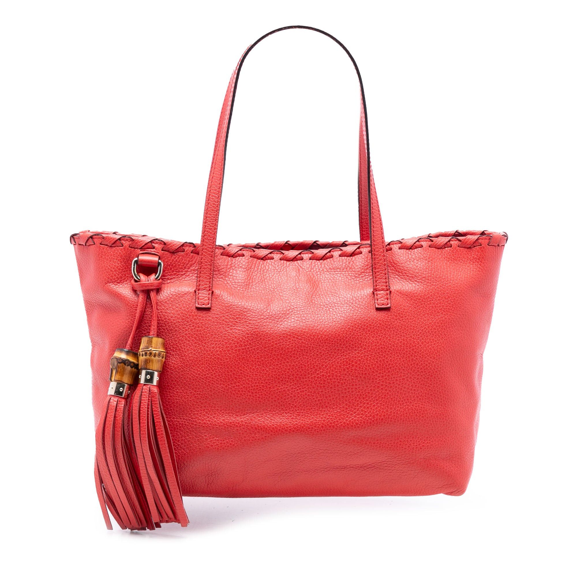 Gucci Leather Bamboo Tassel Tote Size ONE SIZE - 1 Thumbnail