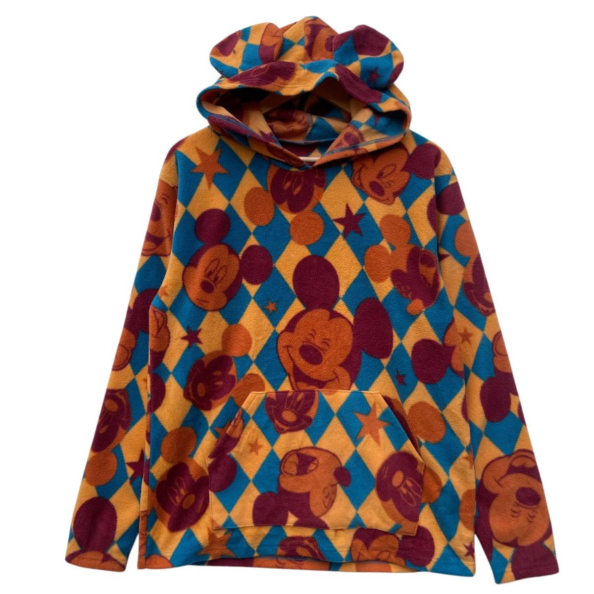 💥Mickey Mouse Full Print Hooded Pull Over Jacket